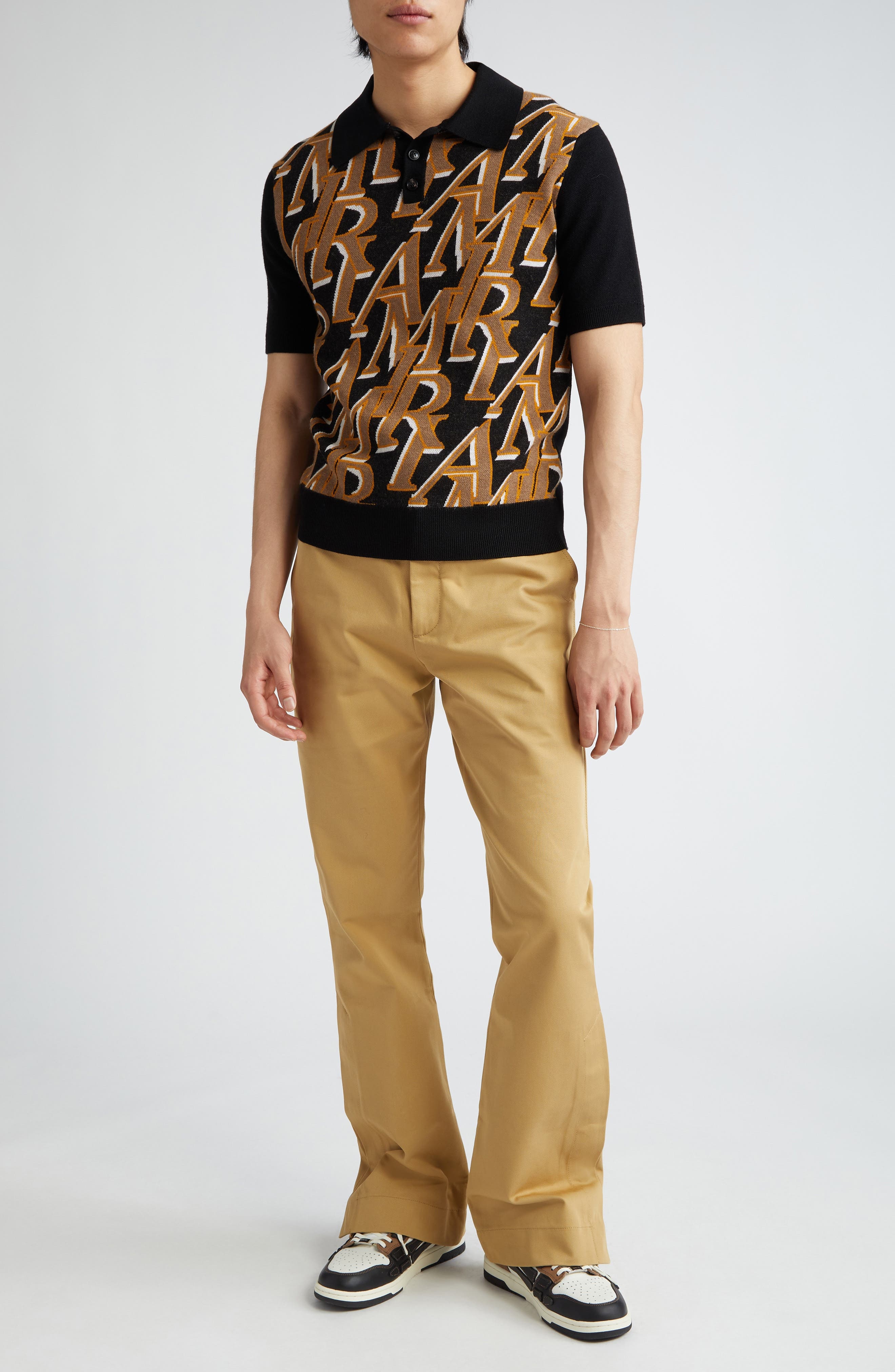 Kick Flare Chinos - 8