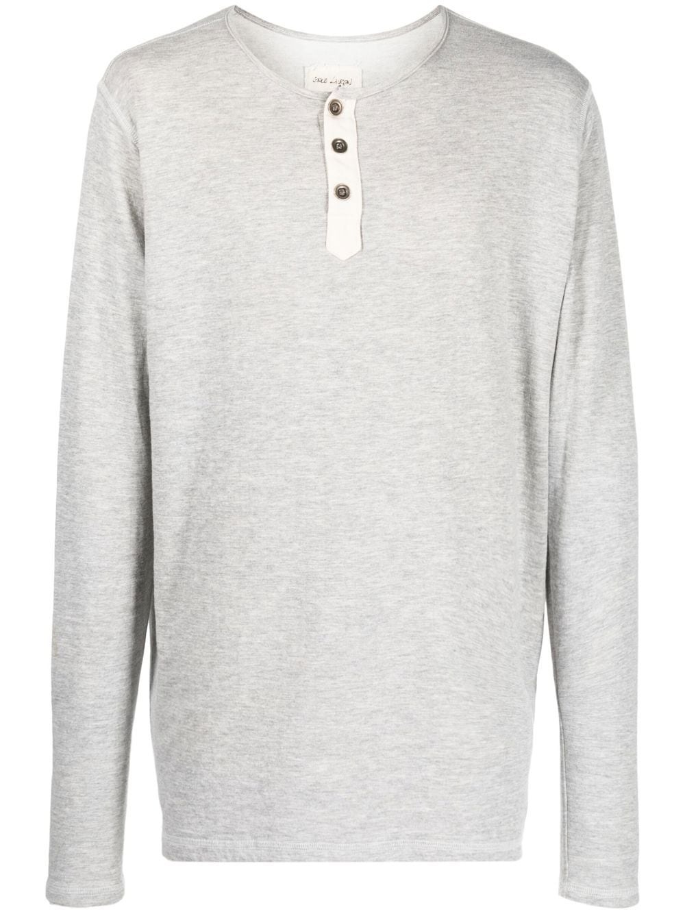 Henley long-sleeve T-shirt - 1