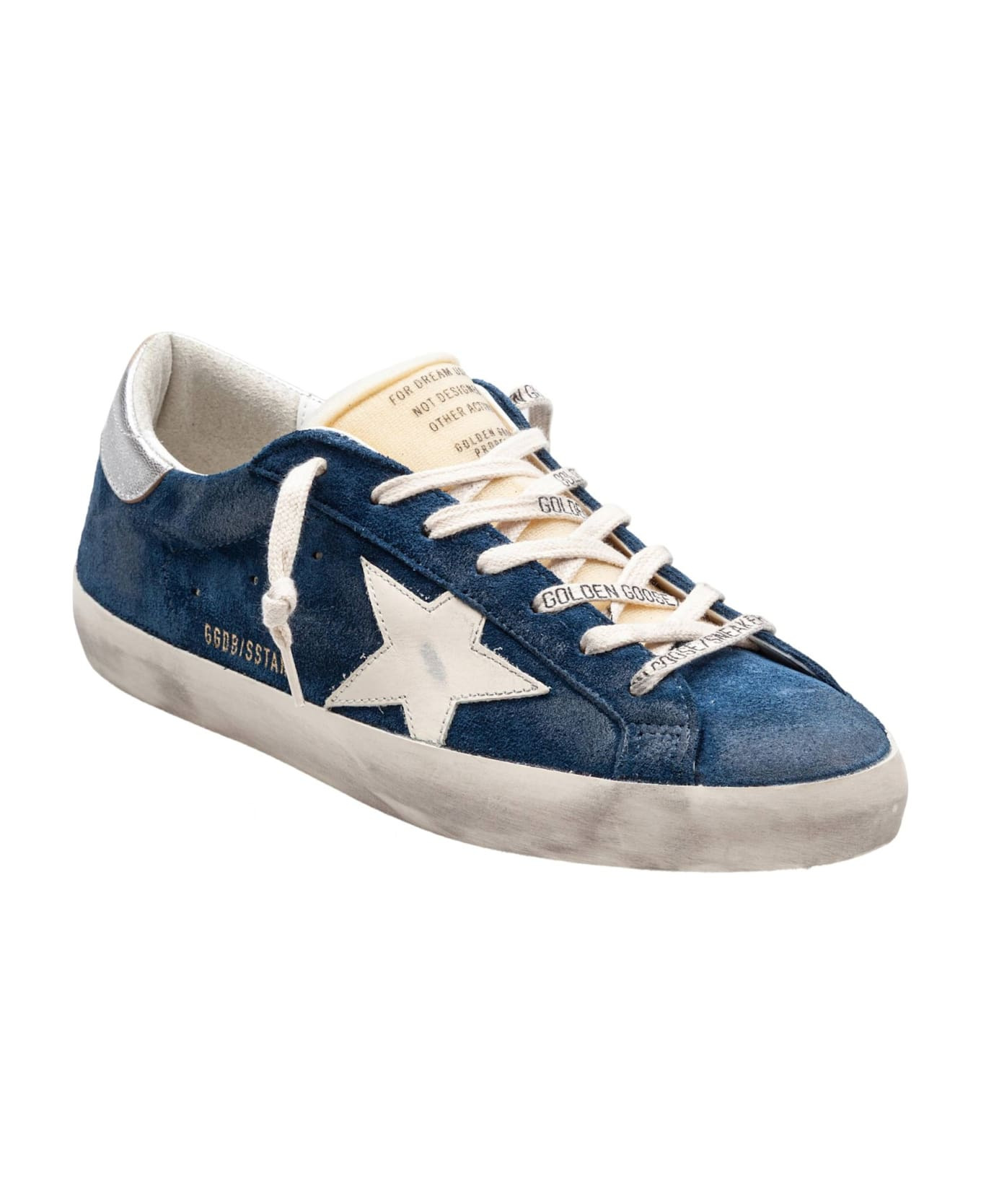 Golden Goose Super Star Suede Sneakers, Blue - 2