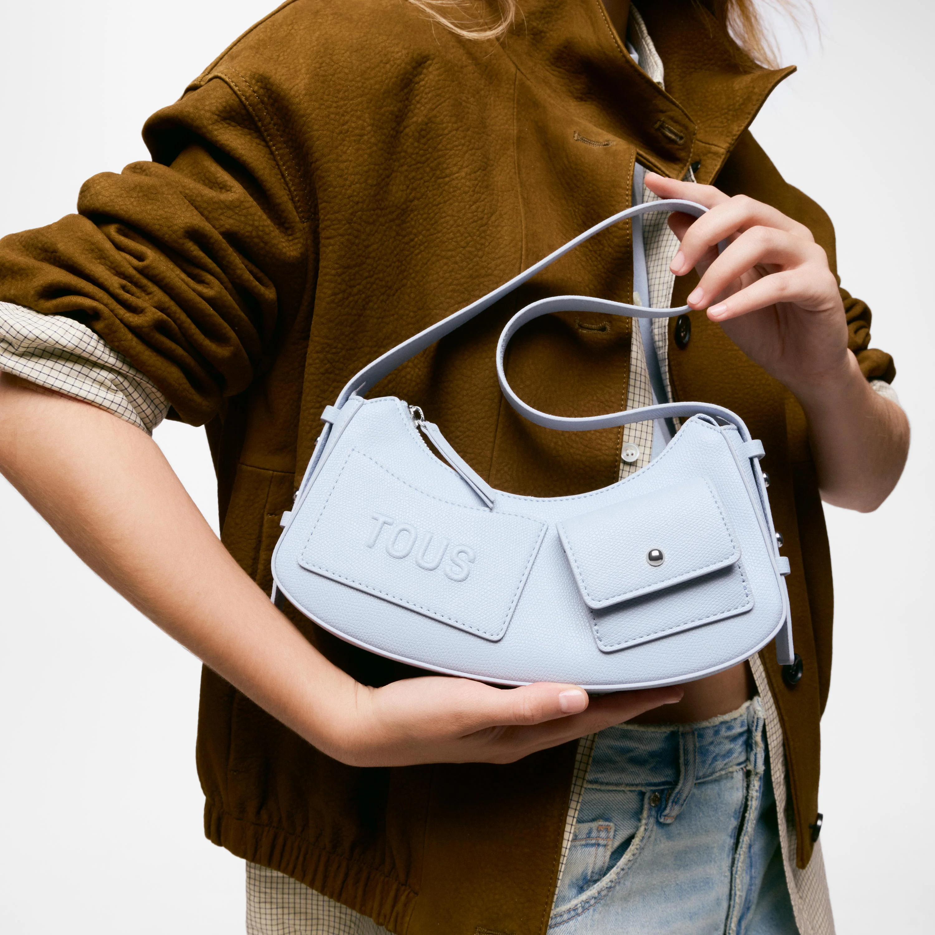 Grayish blue Shoulder bag TOUS Back to Basics - 1