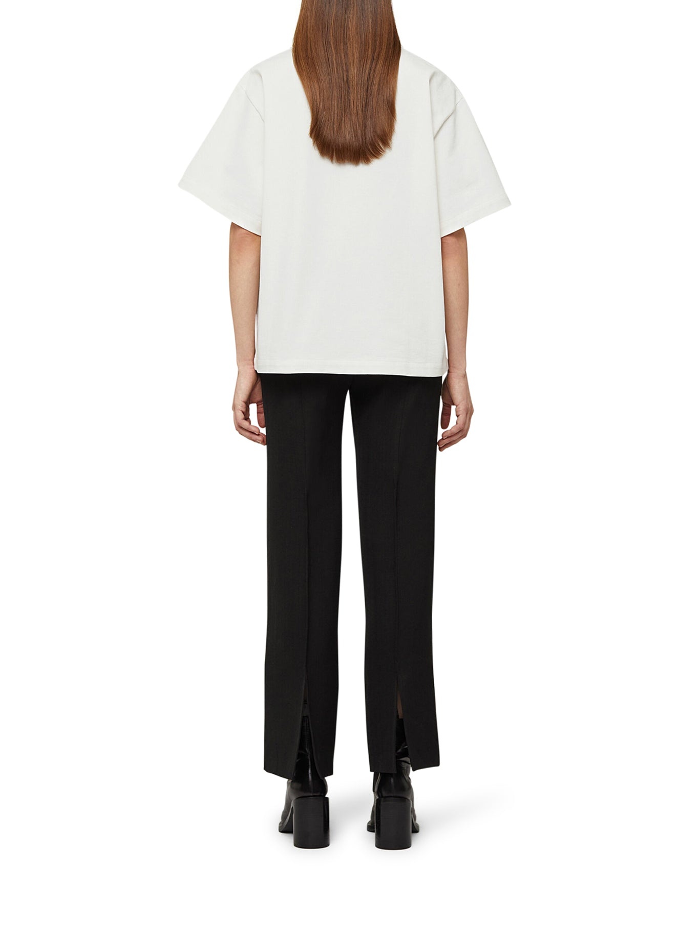 COTTON T-SHIRT WITH CONTRASTING LOGO - 4
