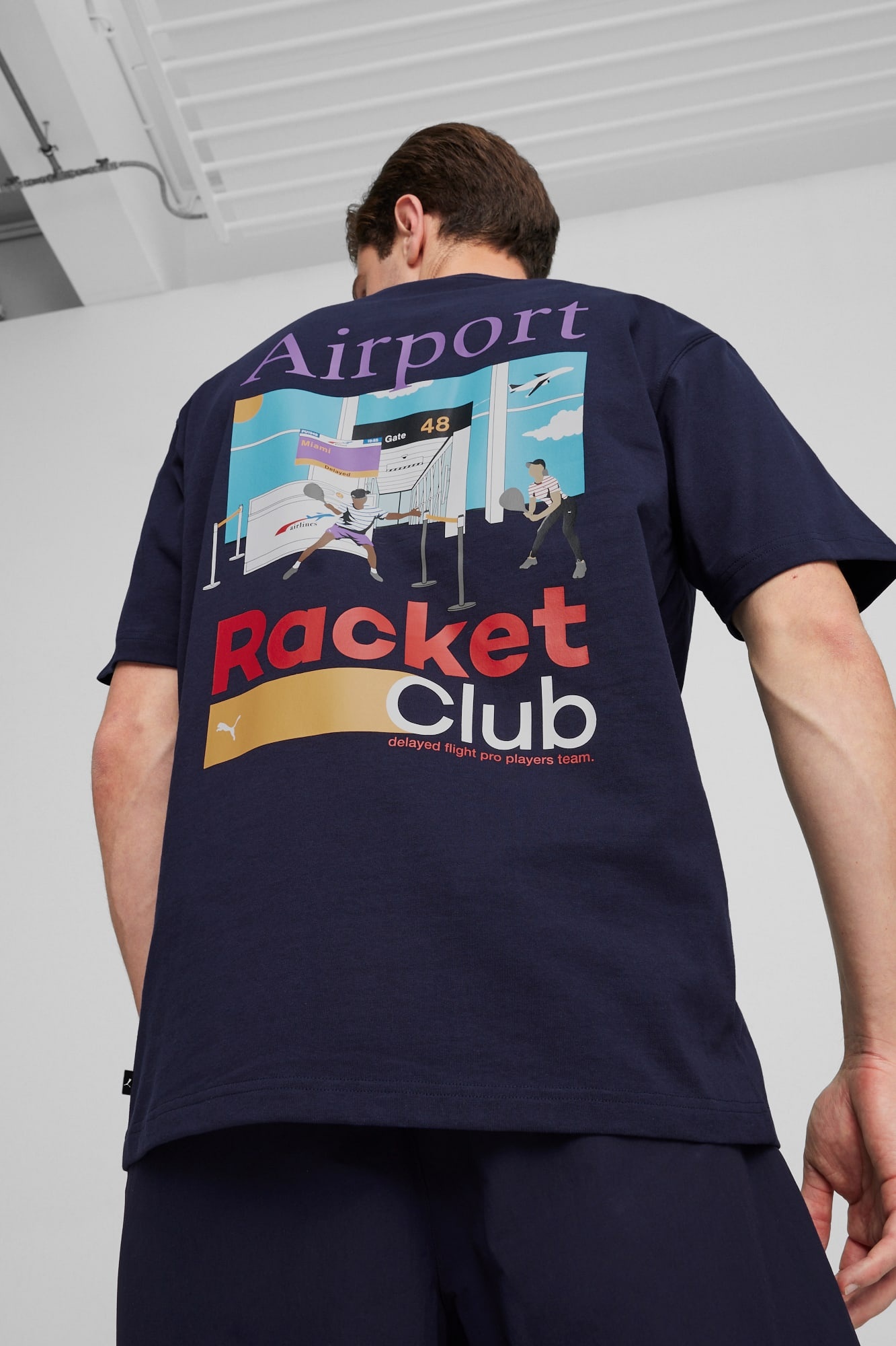 House of Graphics Airport Racket Club Men's Tee - 5