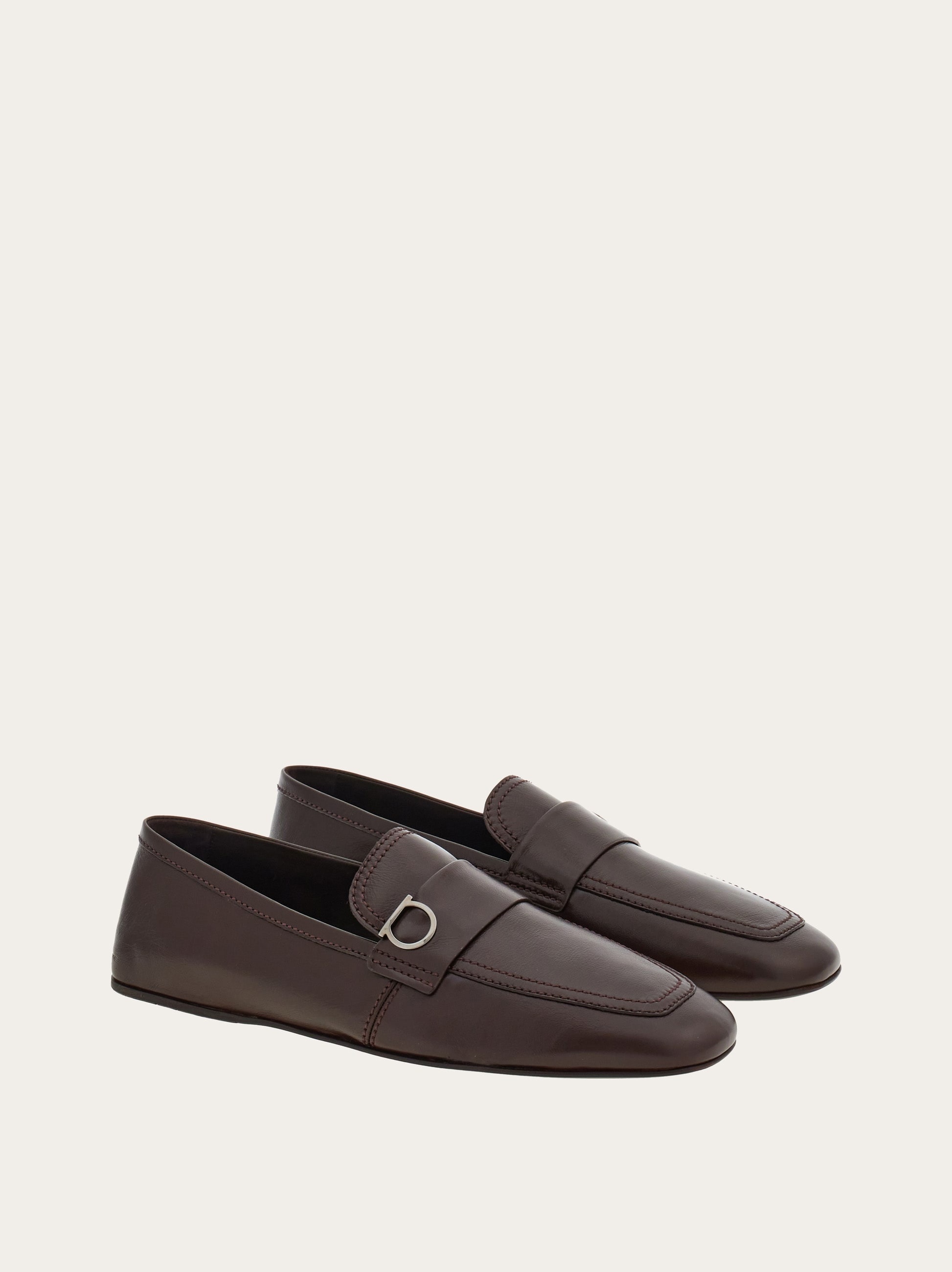 Loafer with Gancini ornament - 4