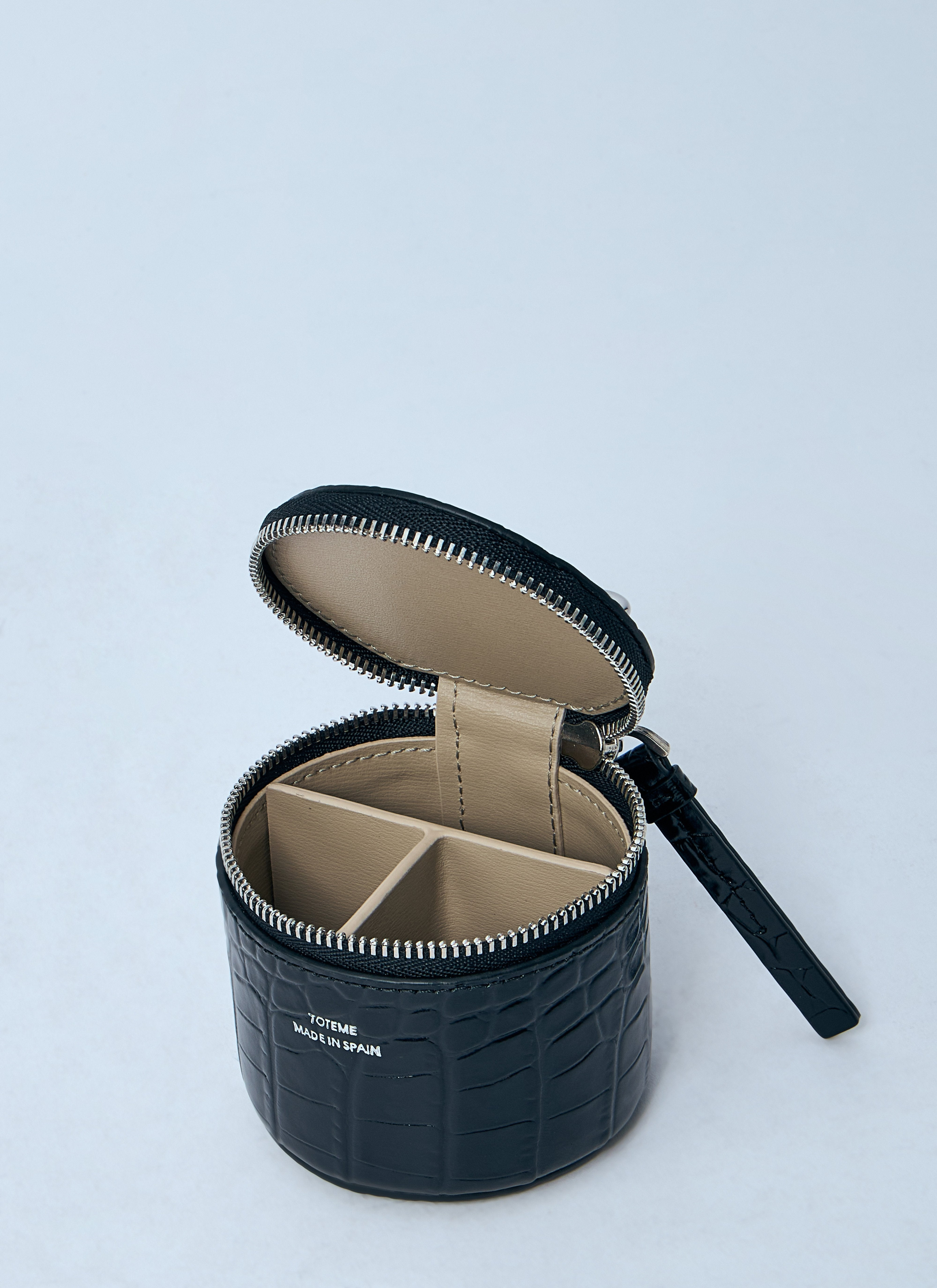 Toteme Women Croc-Embossed Jewelry Box - 5