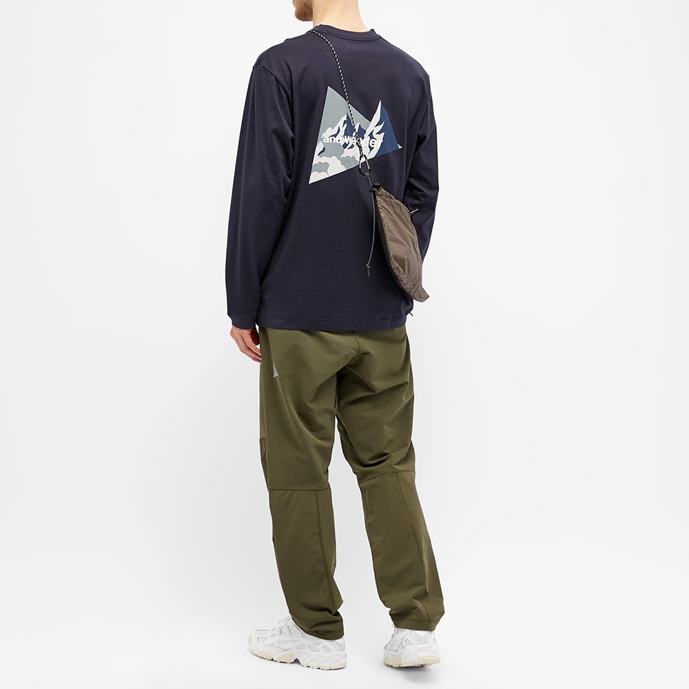 And Wander Long Sleeve Knife Ridge Tee - 7