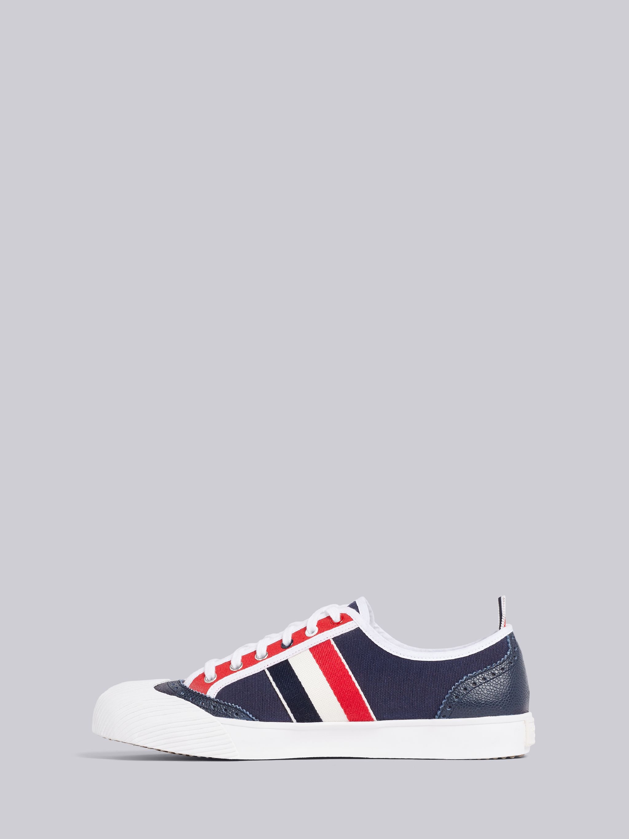 Rwb Canvas Broguing Sneakers  - 3