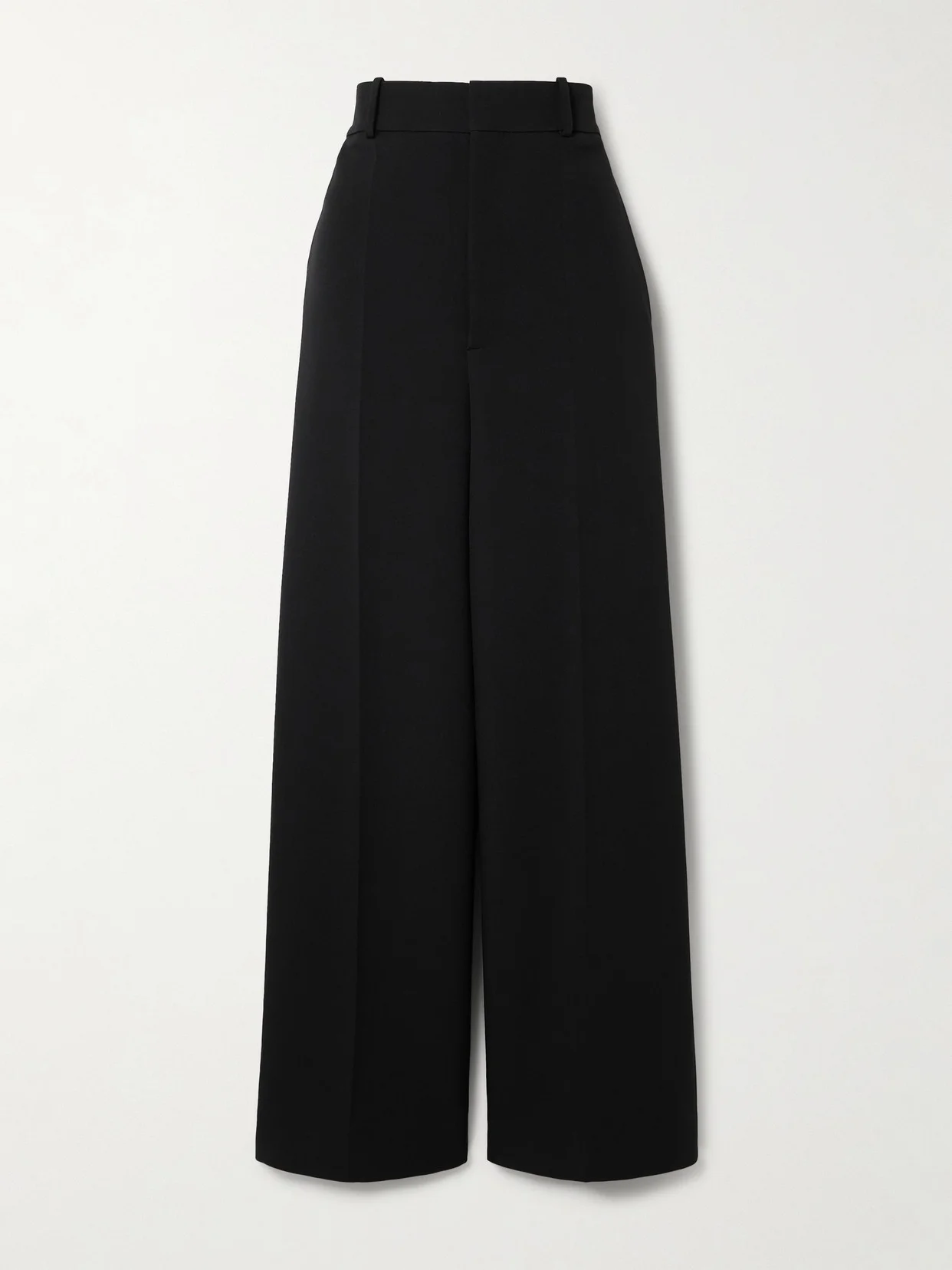 Wide-leg Twill Pants - 1