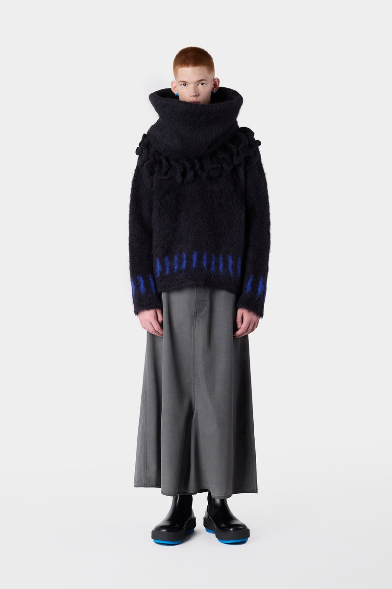 SUNNEI CAVALLO BASSO PANTS / grey outlook