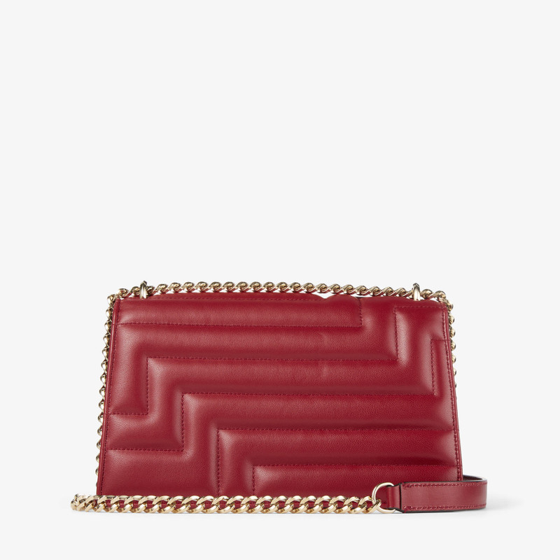 Avenue Shoulder
Cranberry Avenue Nappa Leather Shoulder Bag with JC Emblem 7