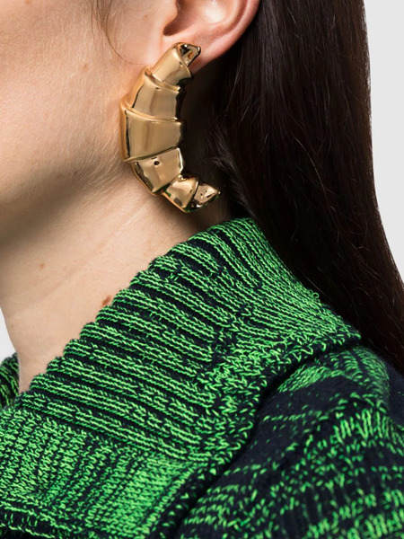 JACQUEMUS Les Boucles Croissant earrings