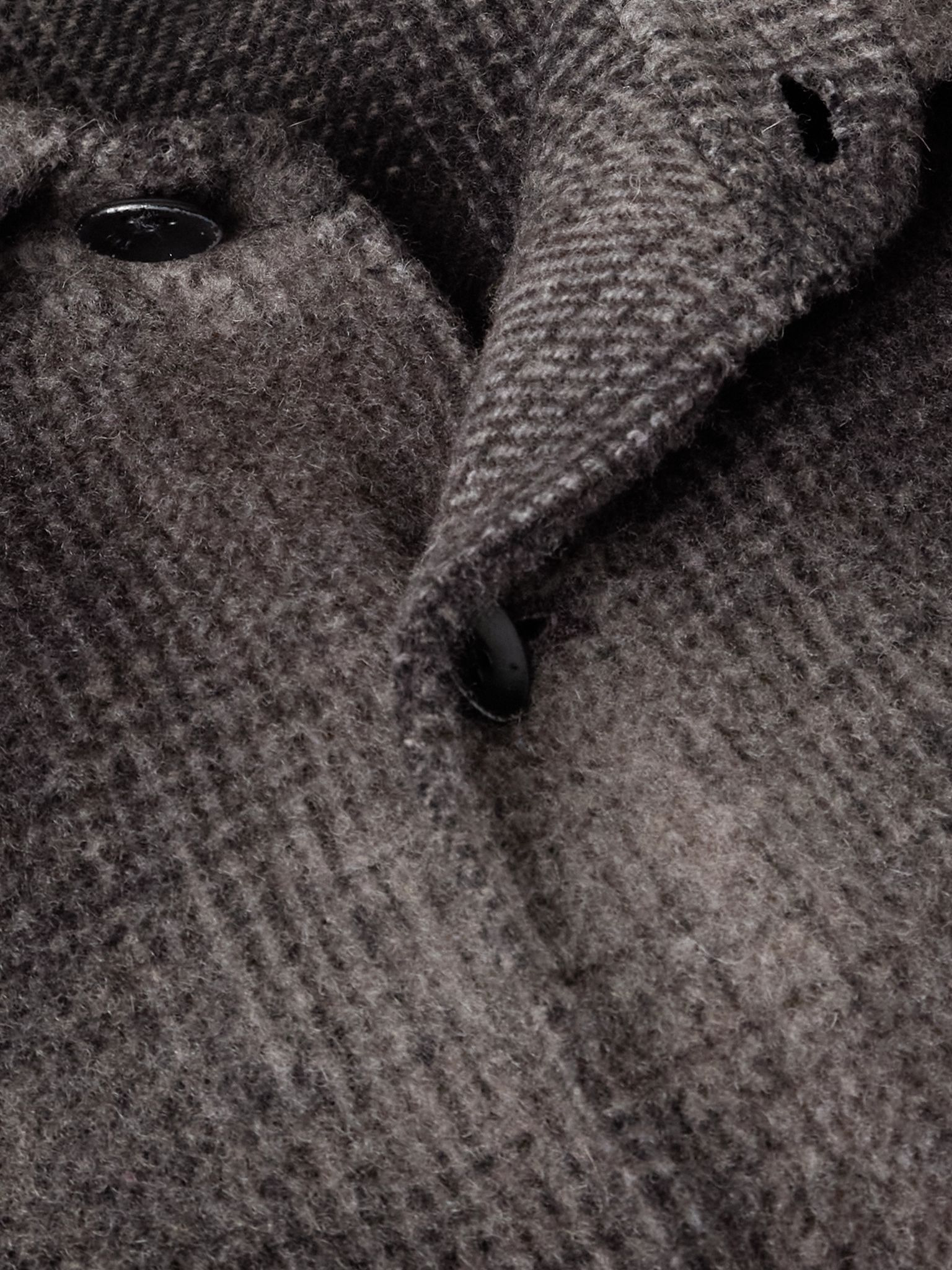 Austin Checked Wool-Blend Shirt Jacket Brown - 5