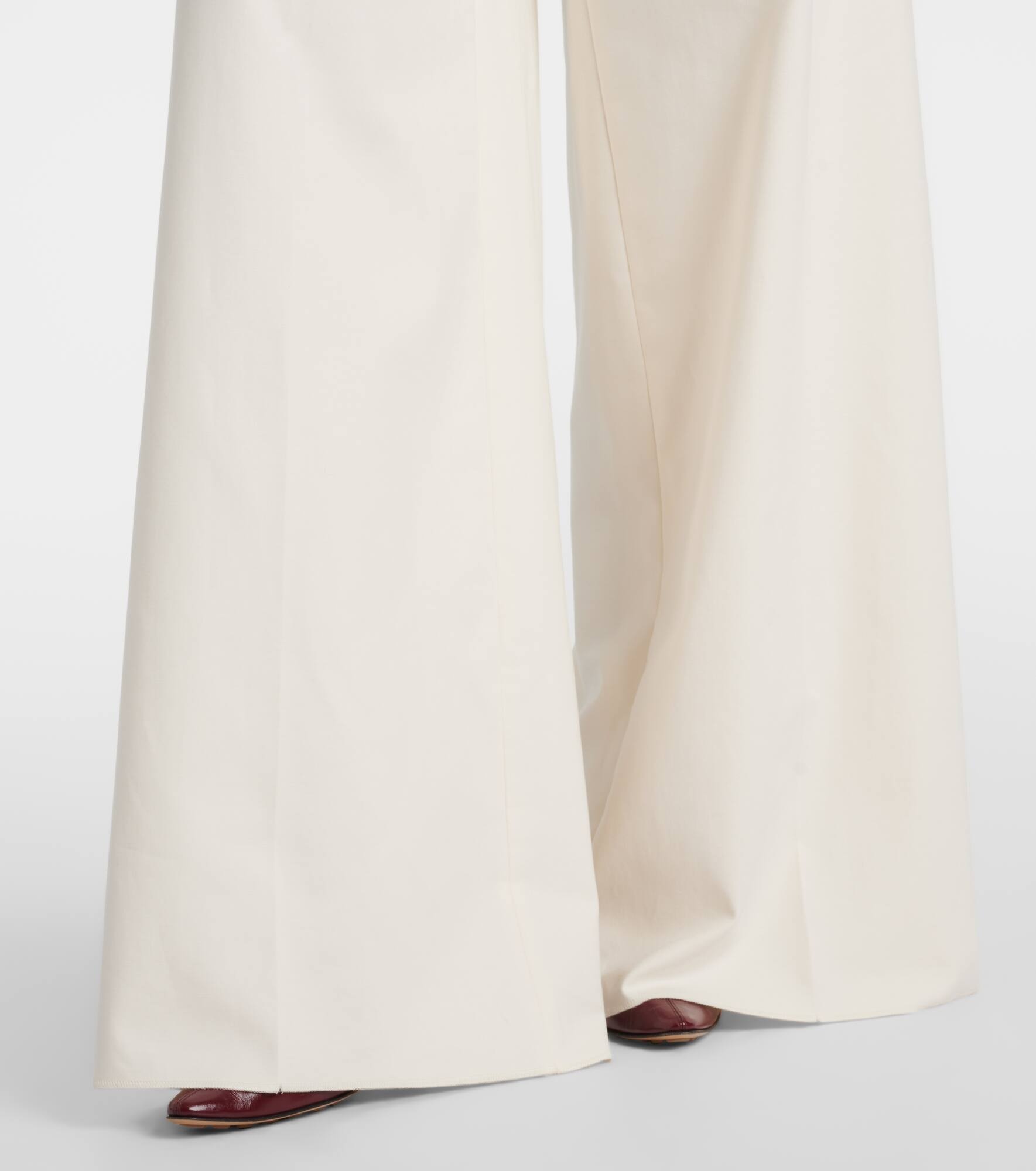 Finish cotton-blend wide-leg pants - 5