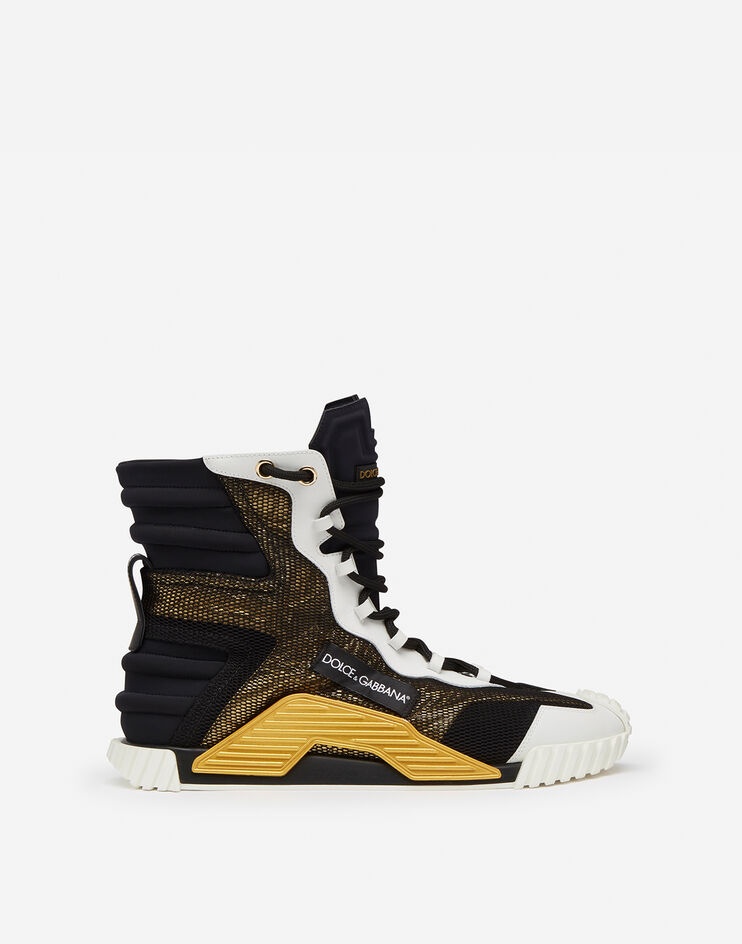 High top NS1 sneakers in mixed materials - 1