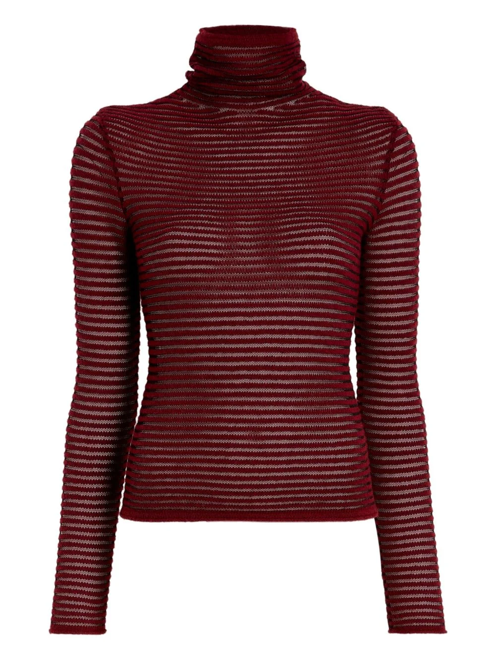 Hailey ribbed turtleneck top - 1