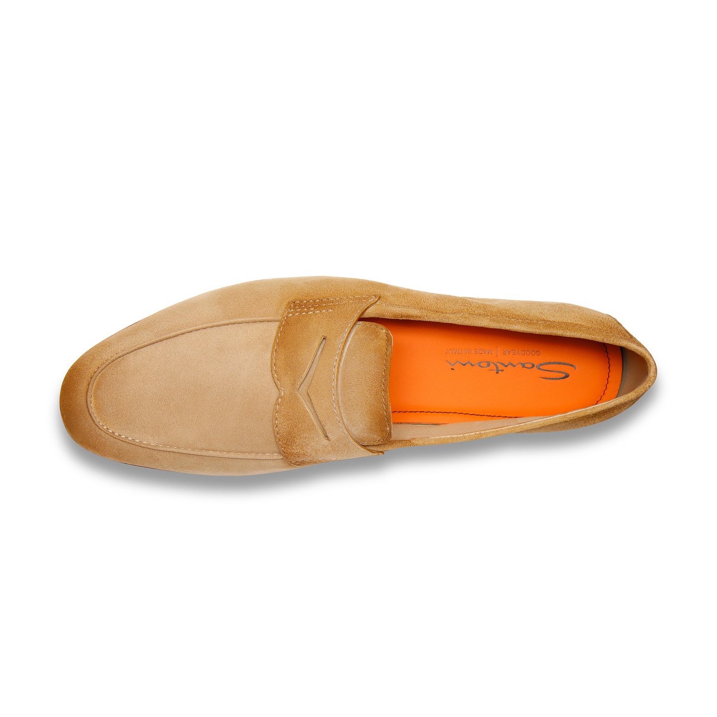 Men's beige suede Carlo loafer - 5