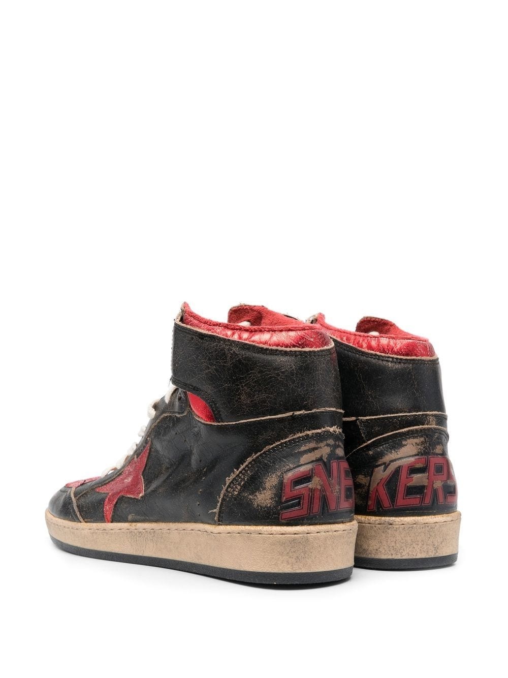 distressed high-top sneakers - 3
