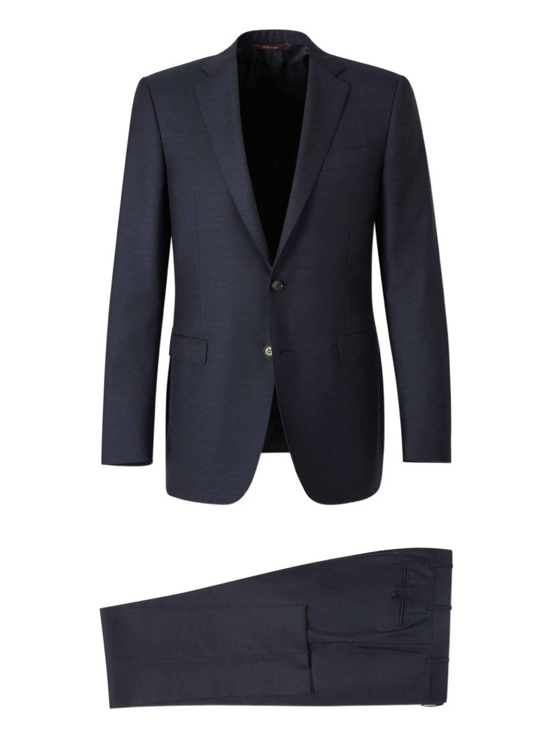 notched-lapel single-breasted suit 1