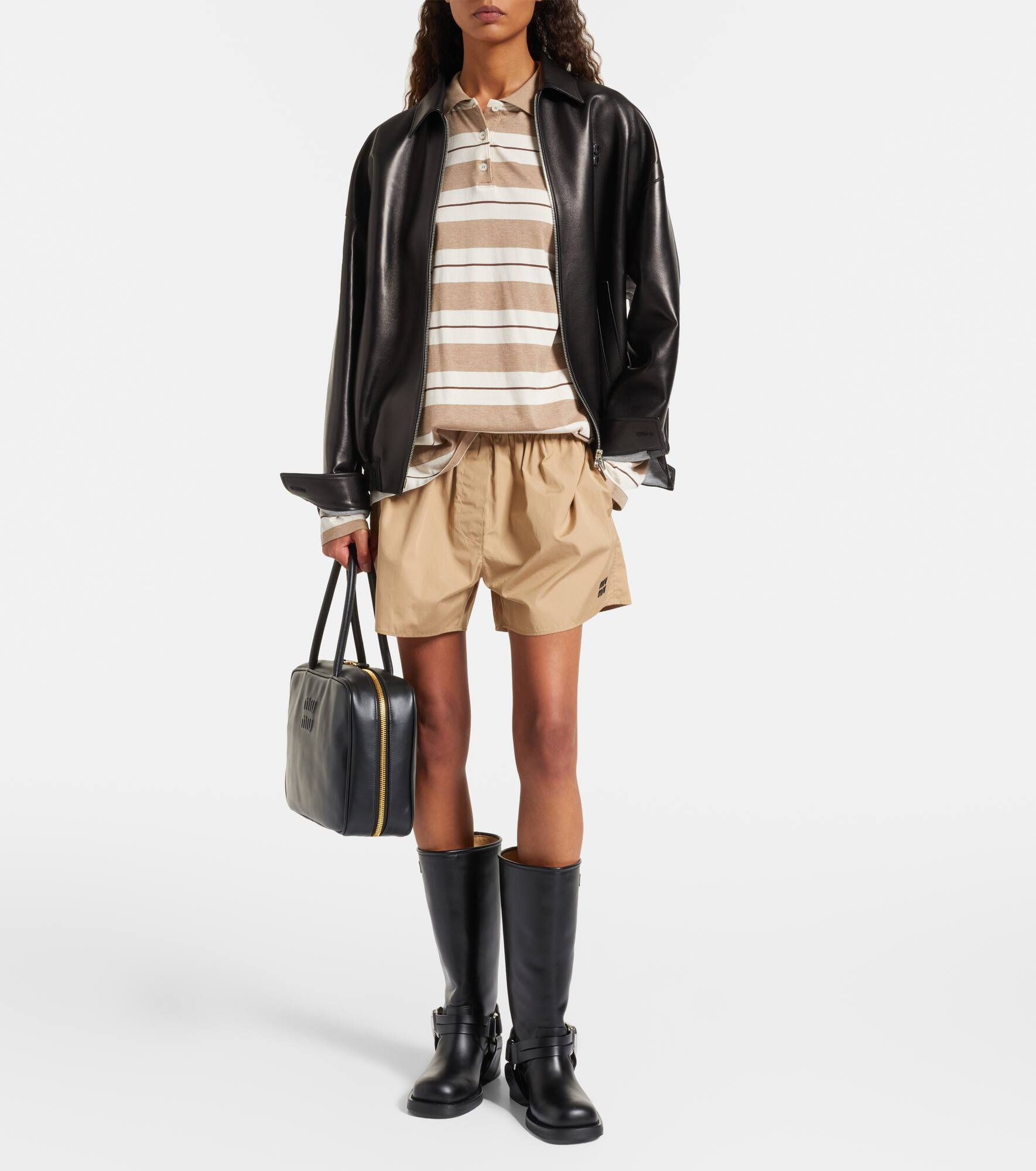 Double Heart leather biker boots - 3