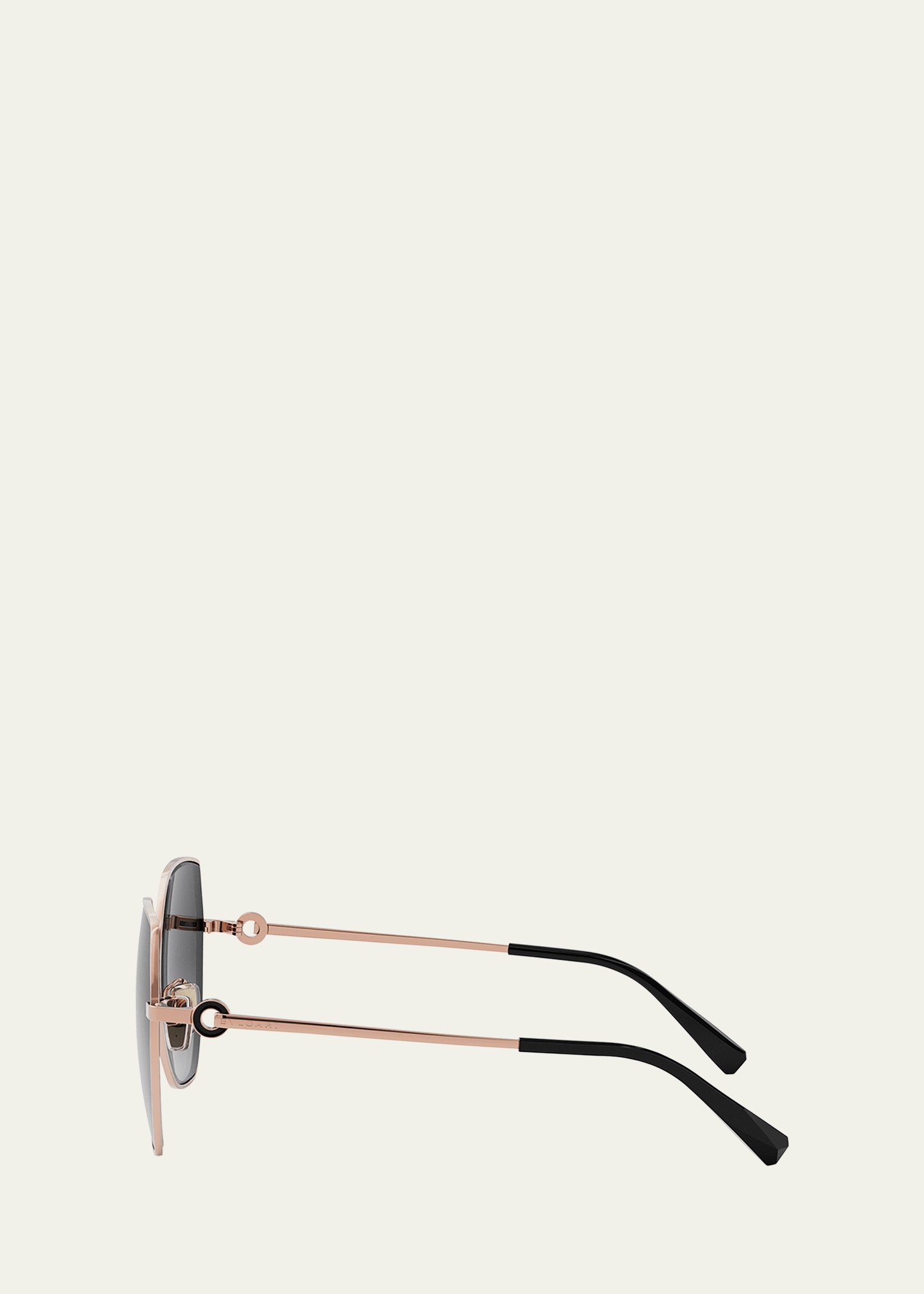 Round Metal & Nylon Sunglasses - 3