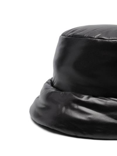 VERSACE leather-effect padded bucket hat outlook