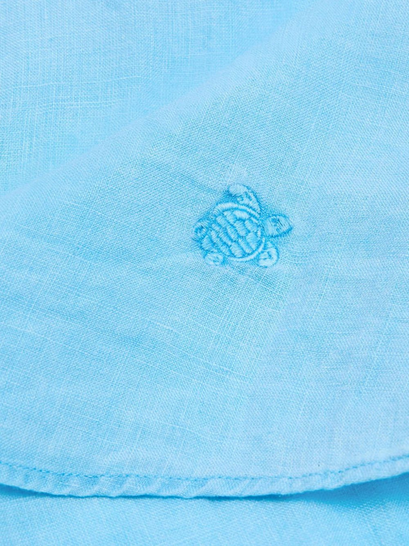 turtle-embroidered short-sleeve shirt 3