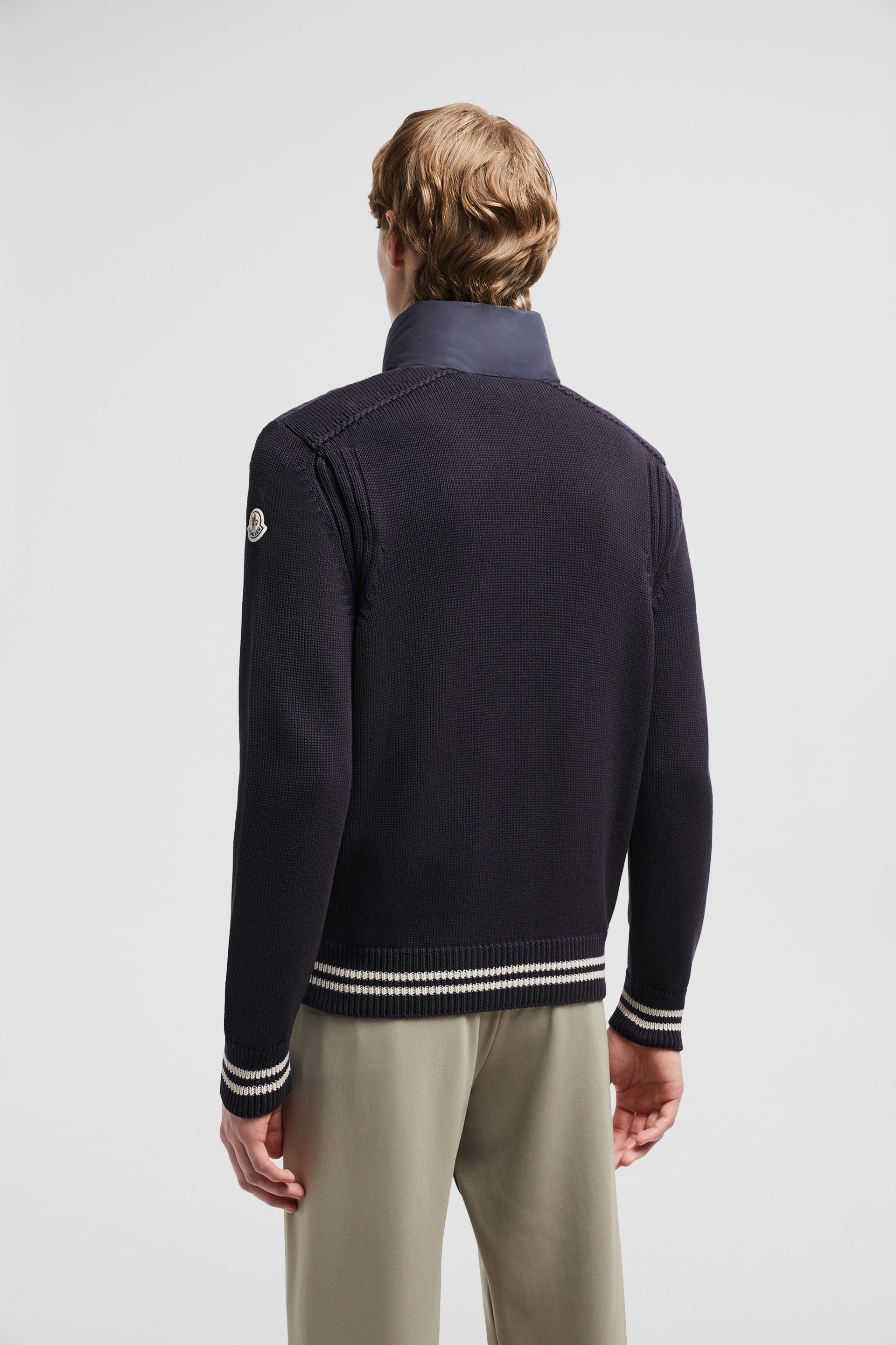 Padded Cotton Cardigan - 5