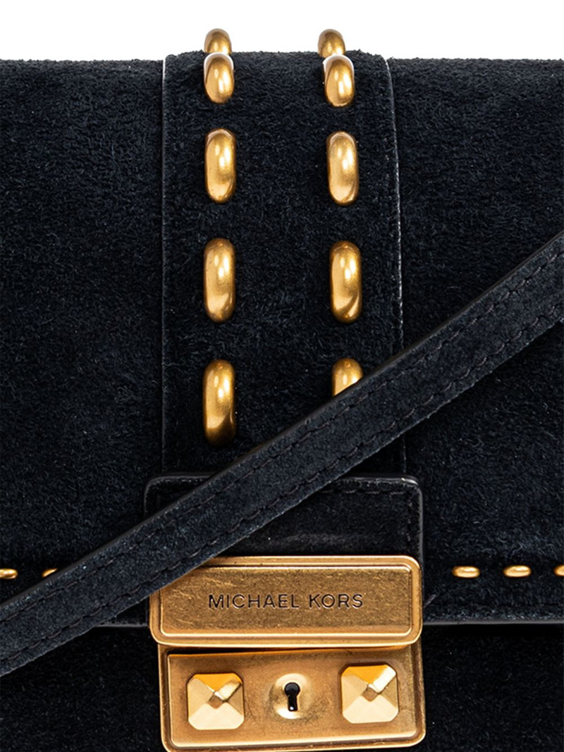 medium Tribeca studded top-handle satchel 6
