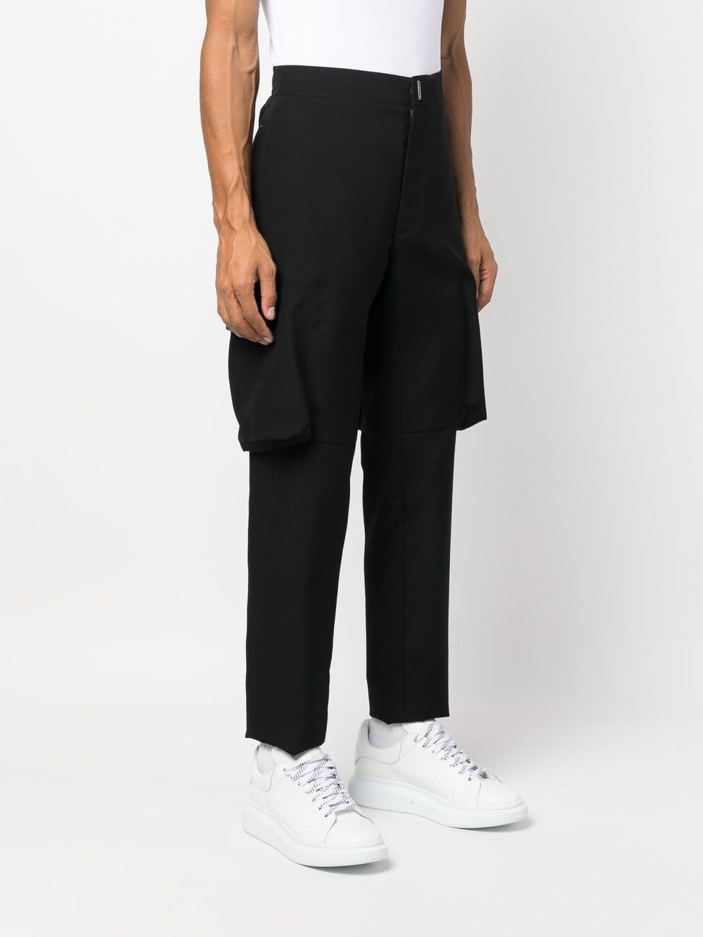 straight-leg cargo trousers - 3
