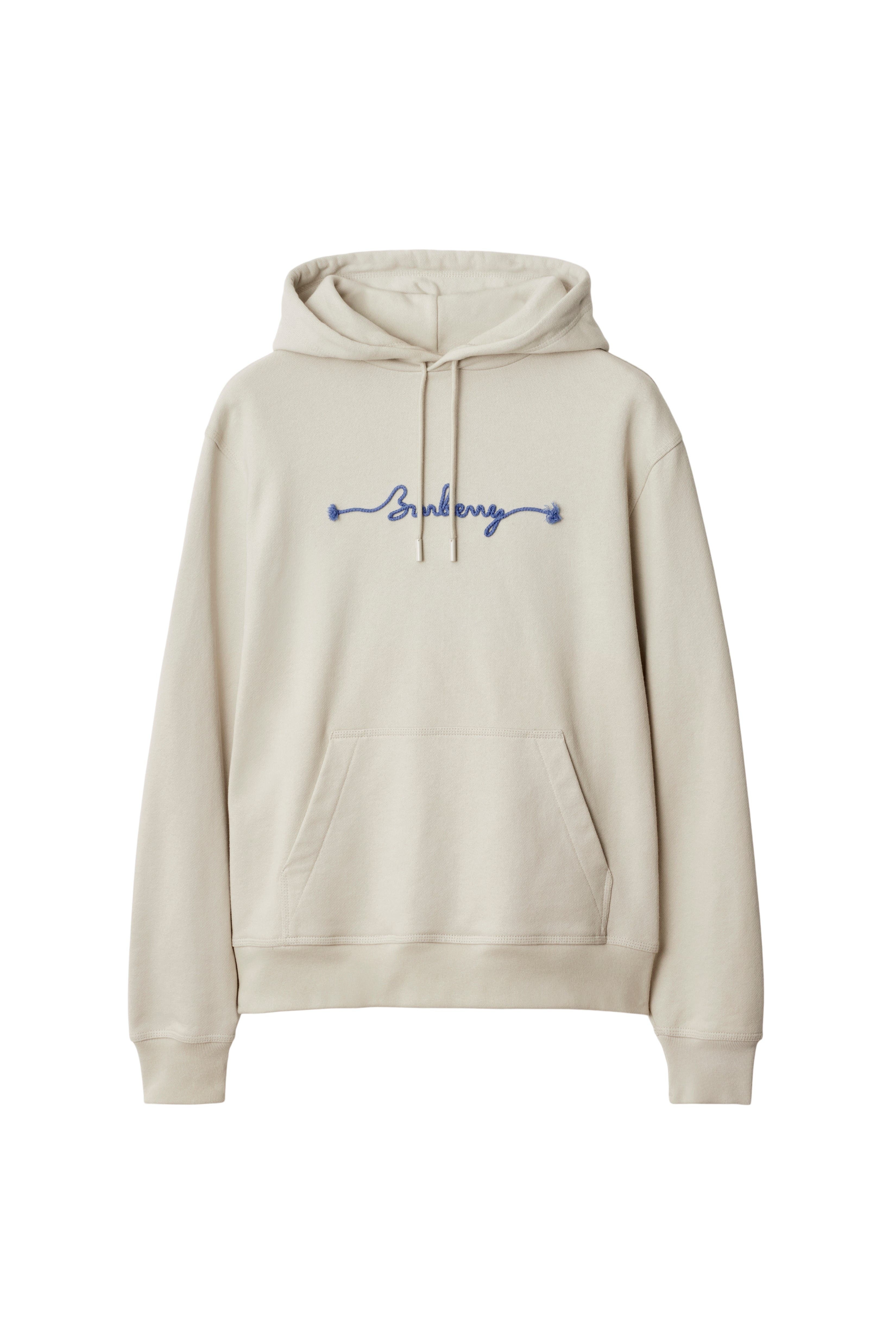 burberry Knot Logo Cotton Hoodie in Sail at Nordstrom - 2