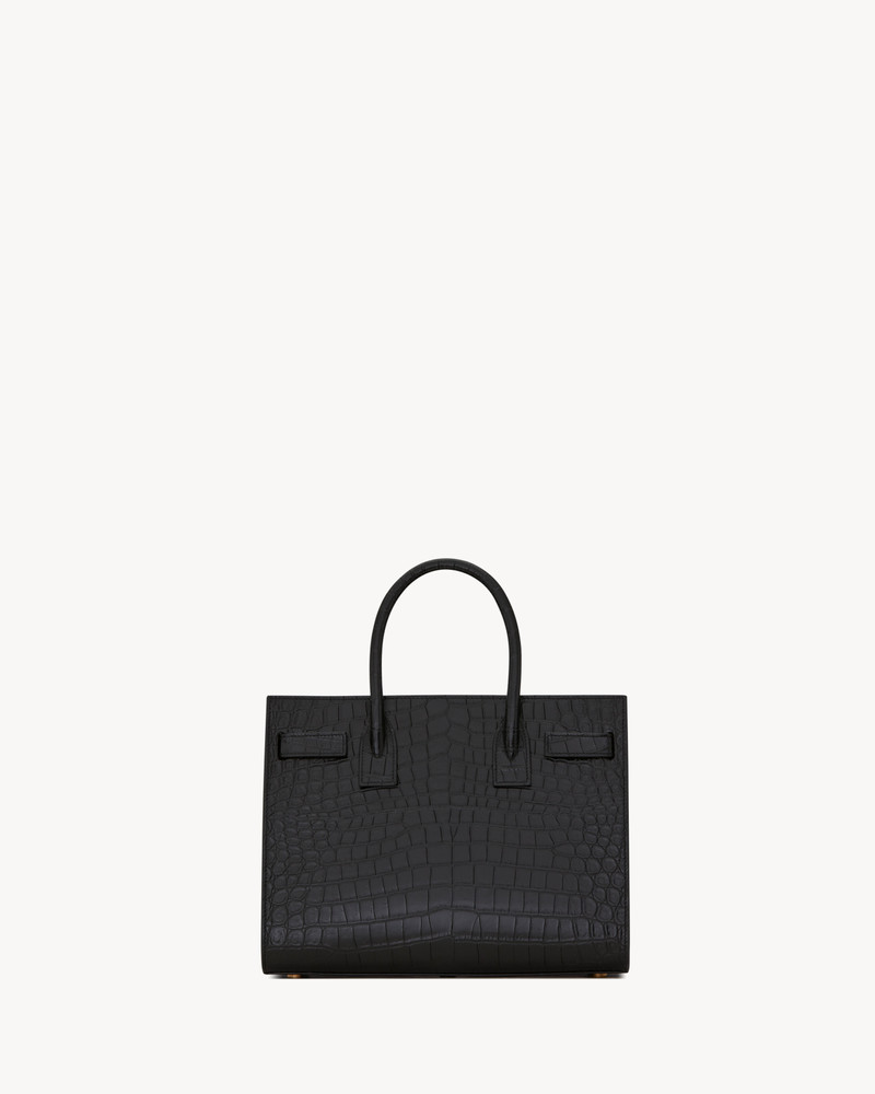 SAINT LAURENT SAC DE JOUR BABY IN MATTE CROCODILE EMBOSSED LEATHER outlook
