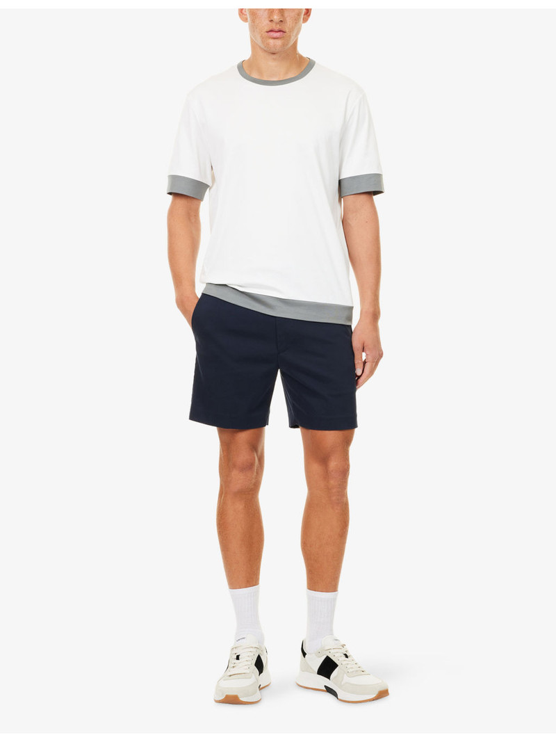 TOM FORD Twill Regular-Fit Stretch-Cotton Shorts outlook