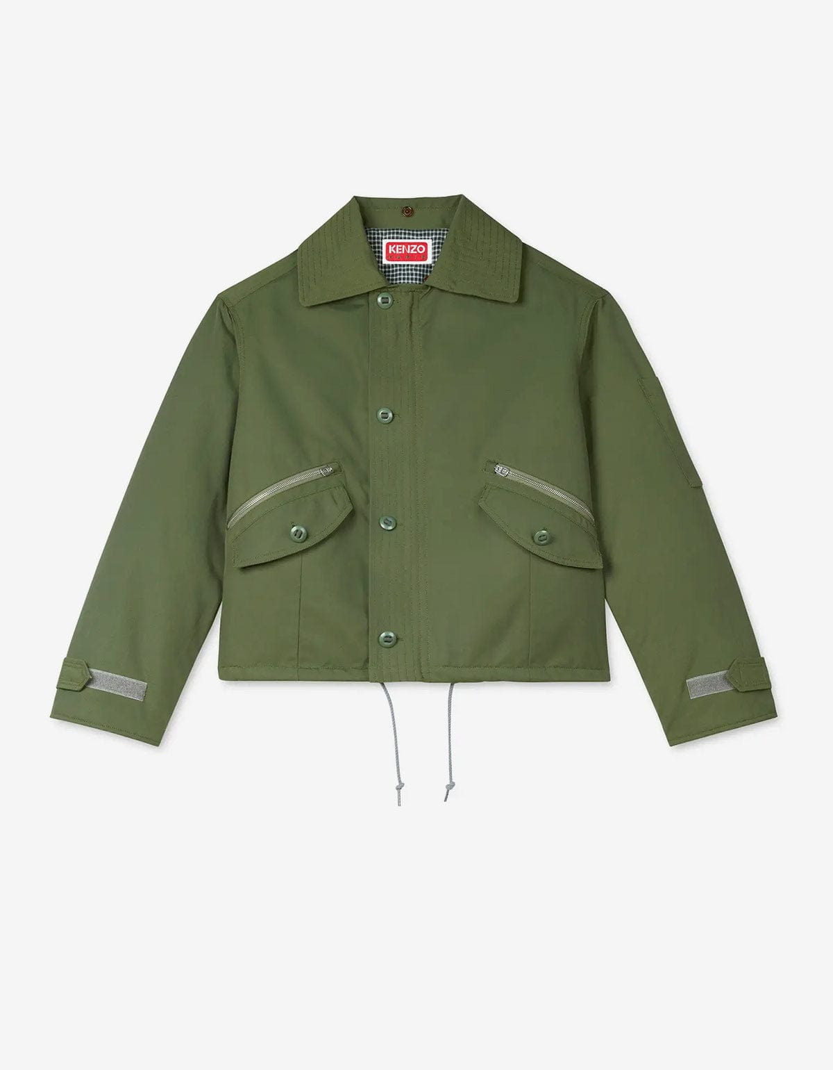 Kenzo Green Army Flight Jacket - 4