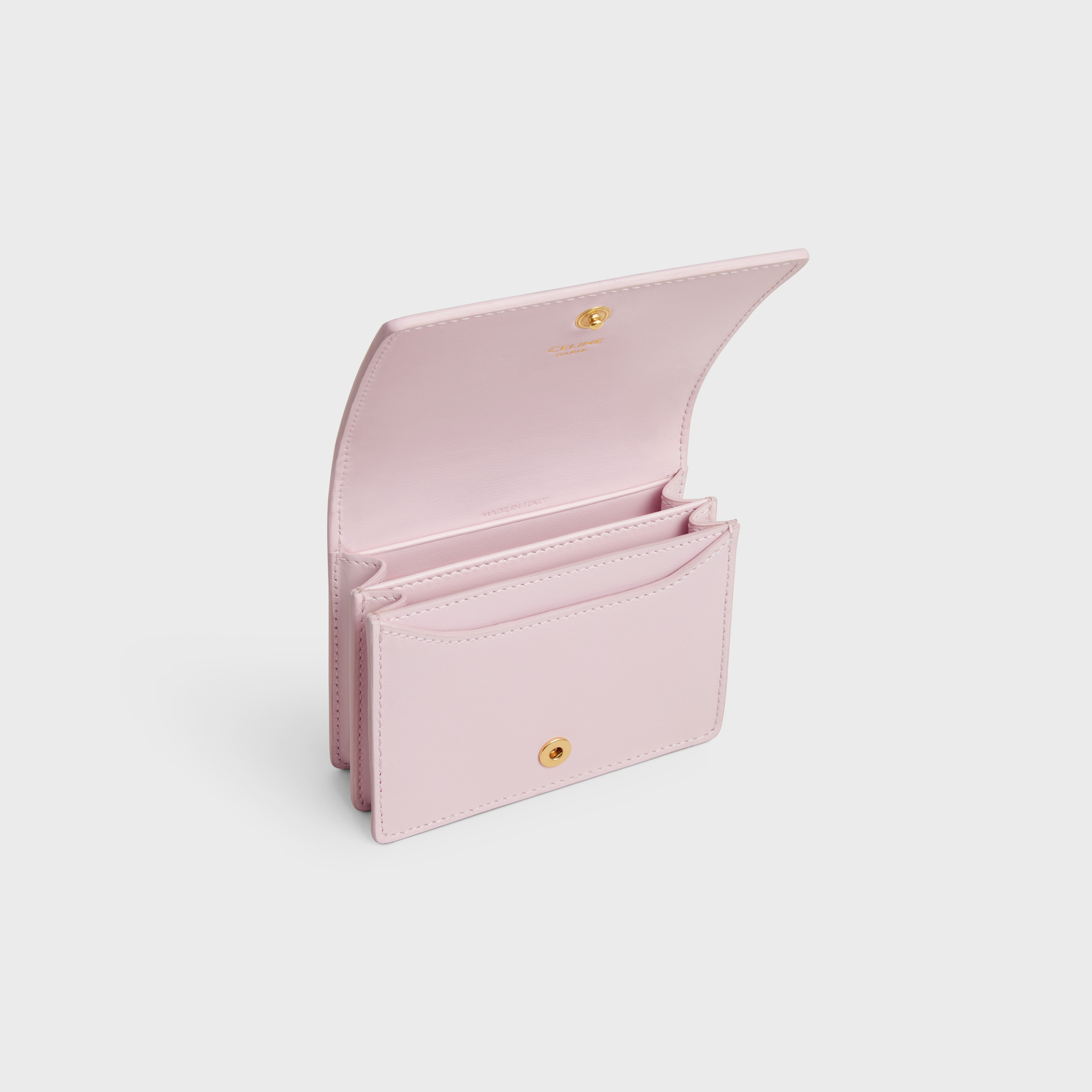 TRIOMPHE BUSINESS CARD HOLDER in SHINY CALFSKIN - 4