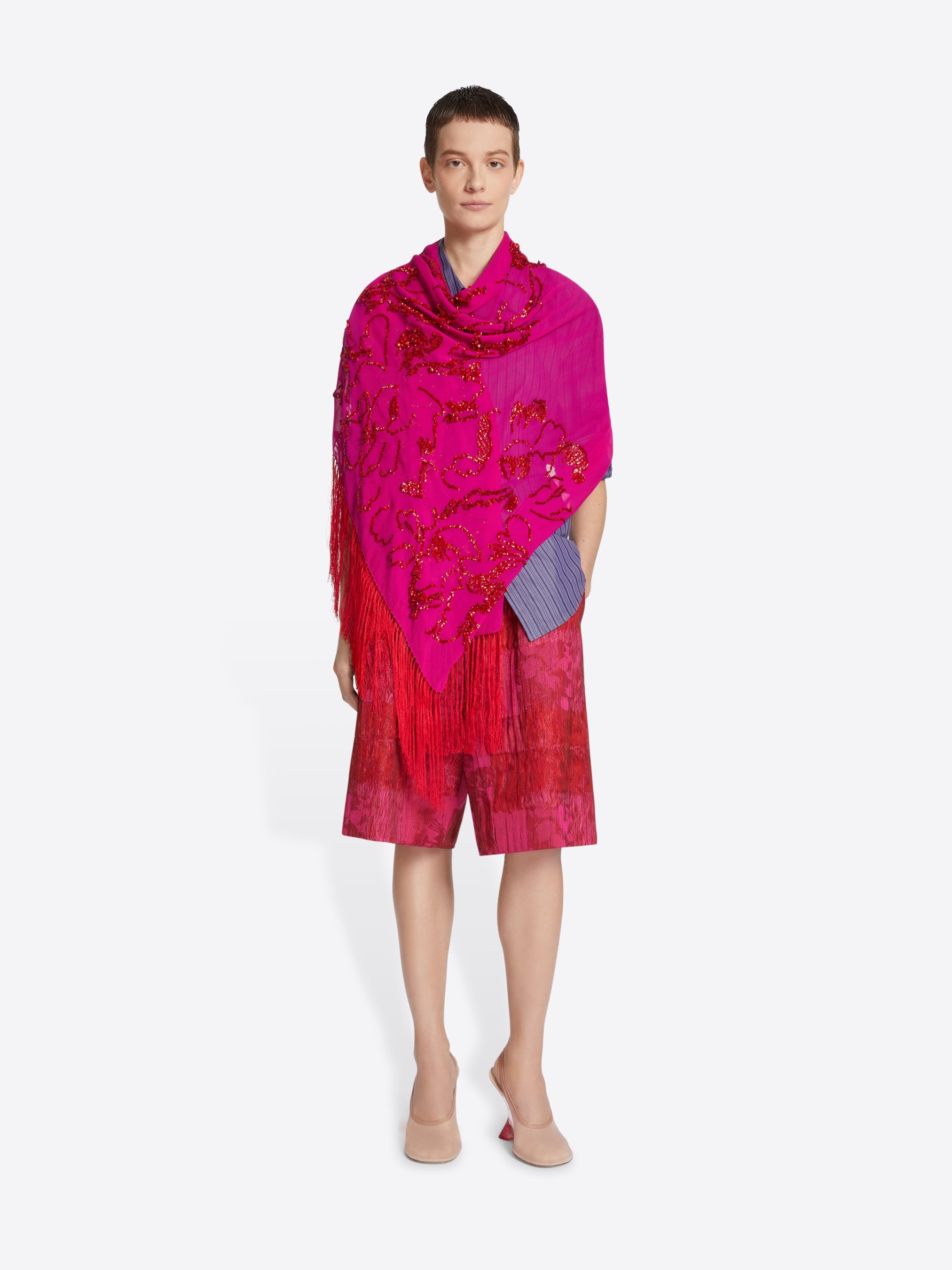 EMBROIDERED SCARF - 3