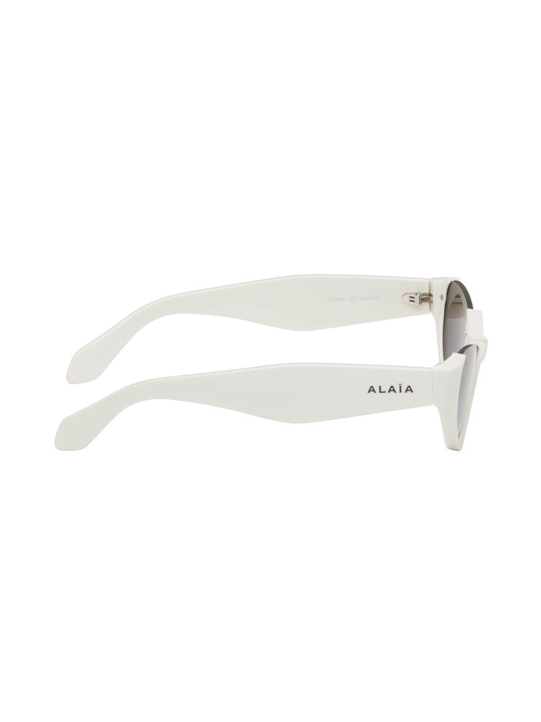 White Cat-Eye Sunglasses - 2