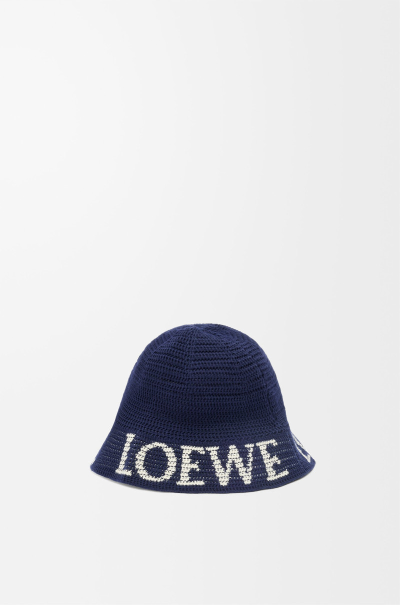 LOEWE bucket hat in cotton 1
