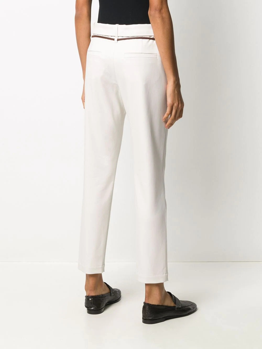 tapered cropped trousers - 4