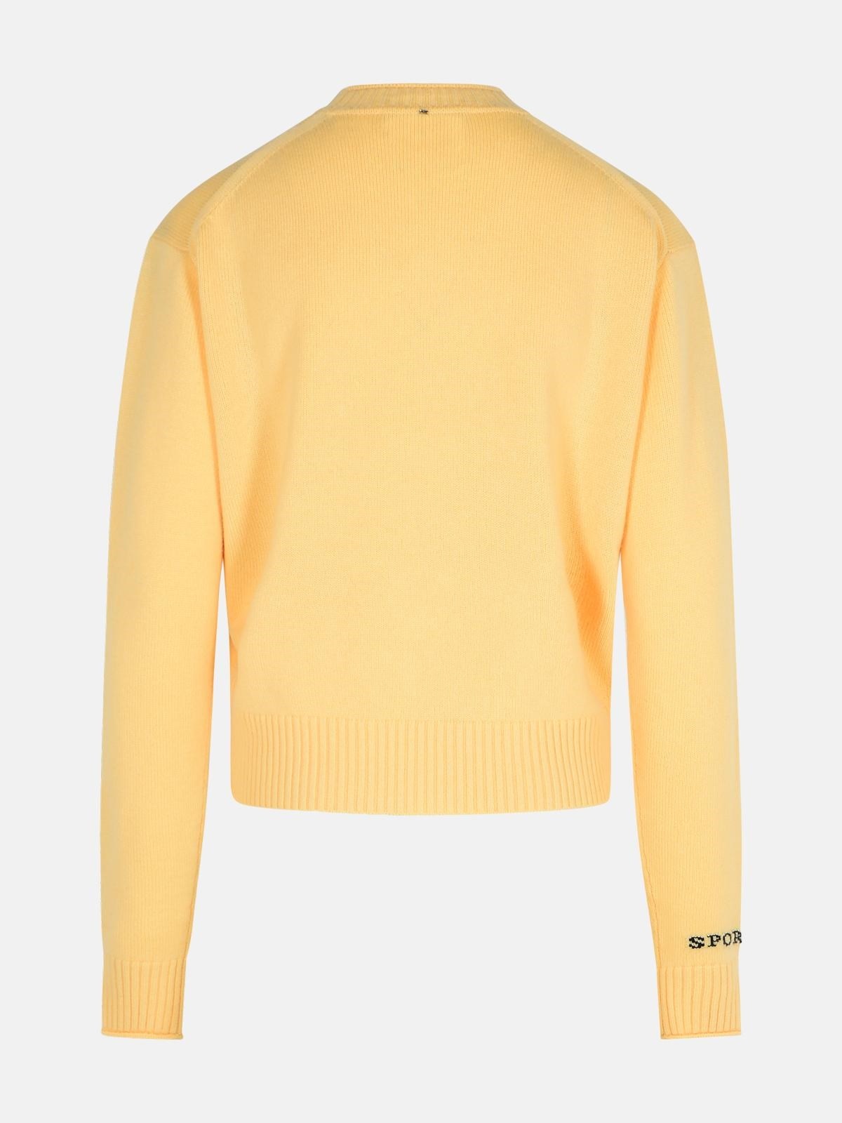 'AGADIR1234' IVORY WOOL BLEND SWEATER - 3