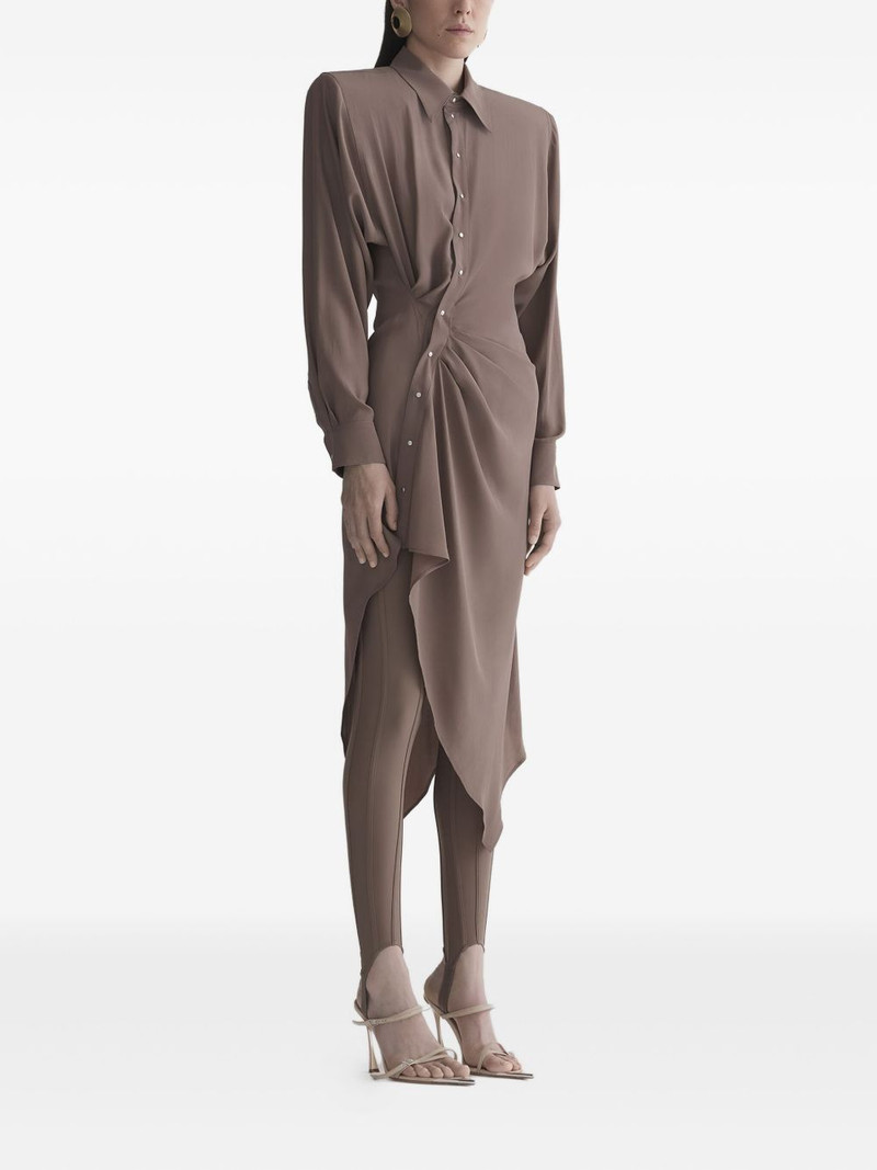MUGLER asymmetric shirt dress outlook