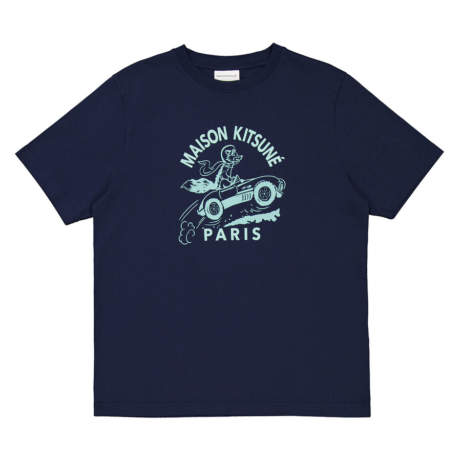 Maison Kitsune Racing Fox Cotton Comfort T-Shirt - 5