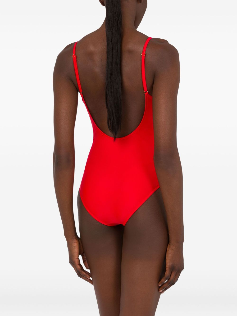 logo-print swimsuit - 3