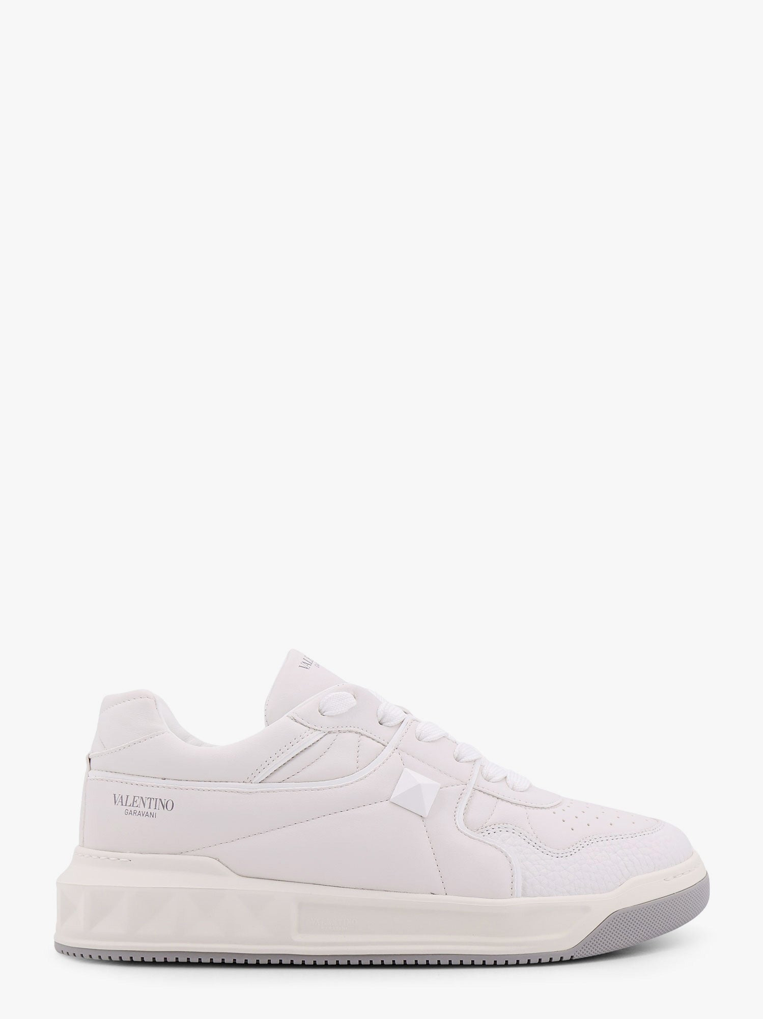 Valentino Garavani One-Stud Low-Top Valentino Garavani Leather Sneakers - 1