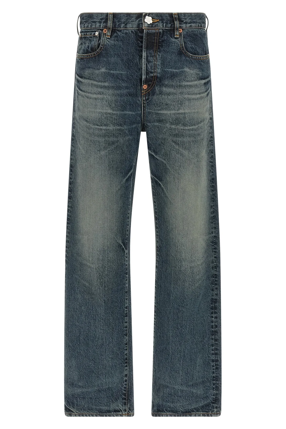'Boke Flower' Button Jeans - 1