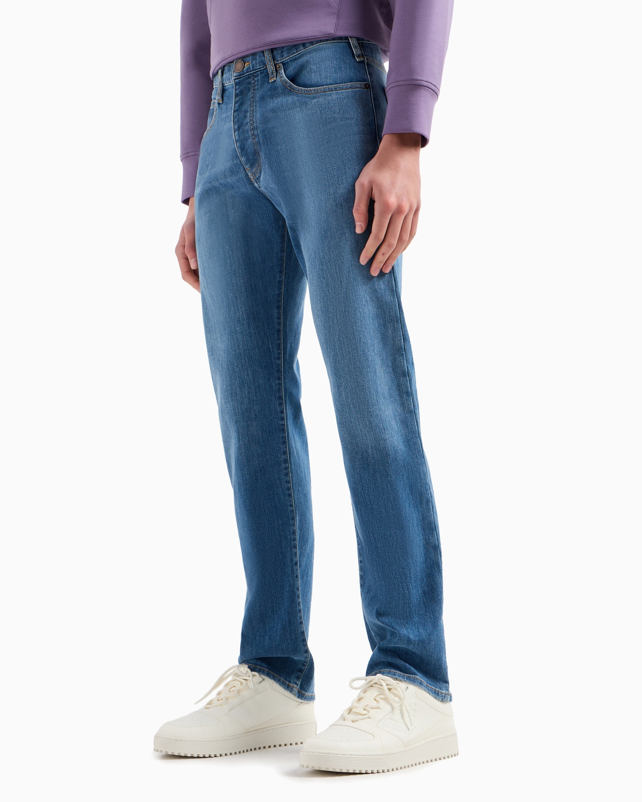 J21 Regular-fit jeans in washed 11.5 oz comfort denim - 2