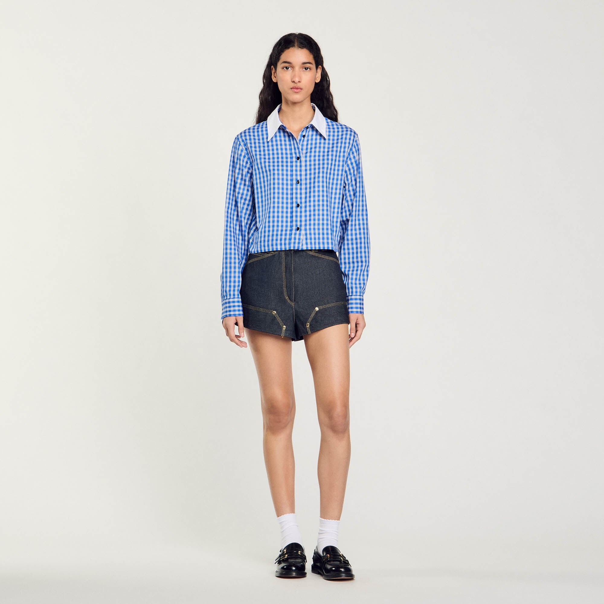 SHORT CHECKED SHIRT - 3
