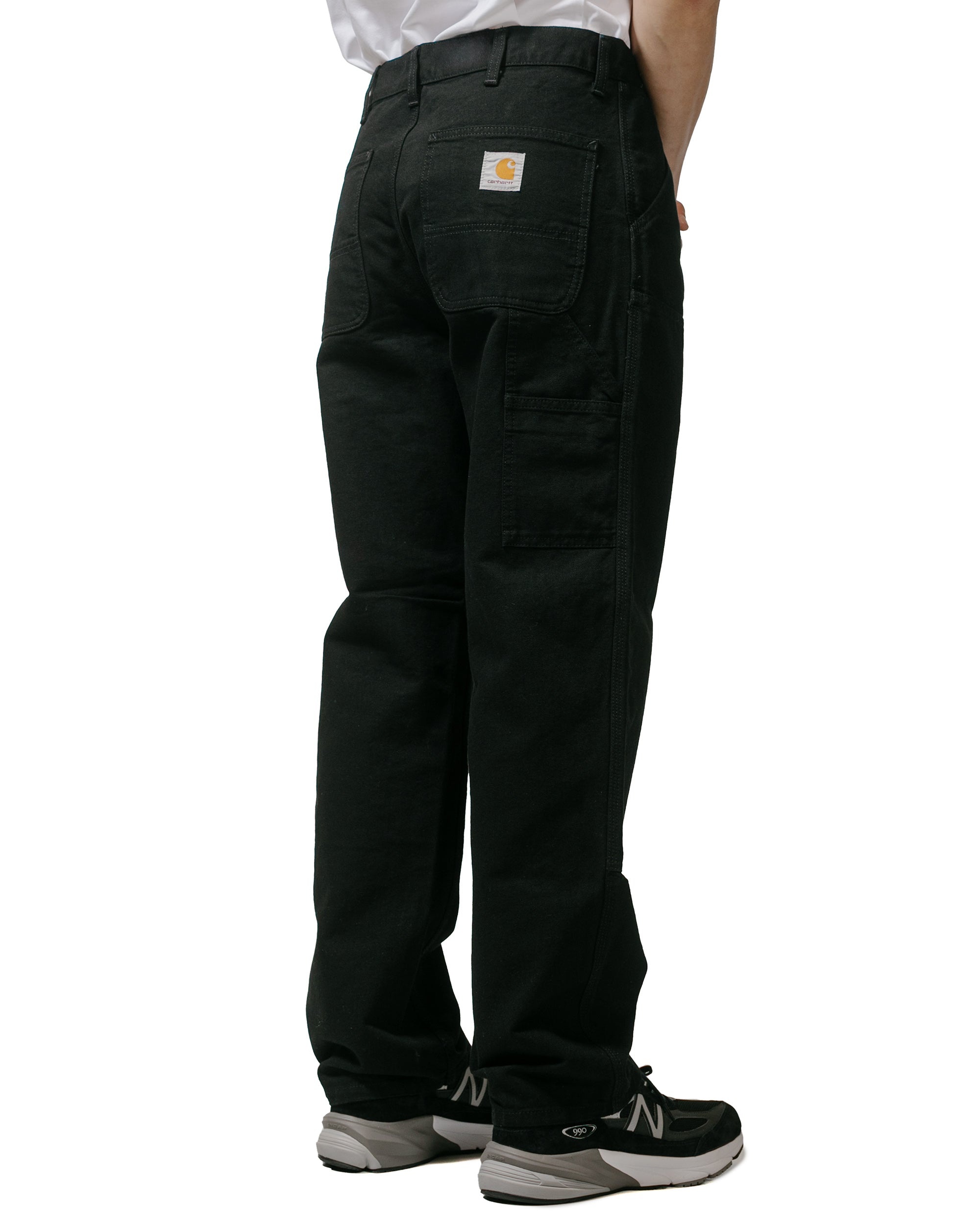 Carhartt W.I.P. Double Knee Pant Canvas Black Rinsed - 3
