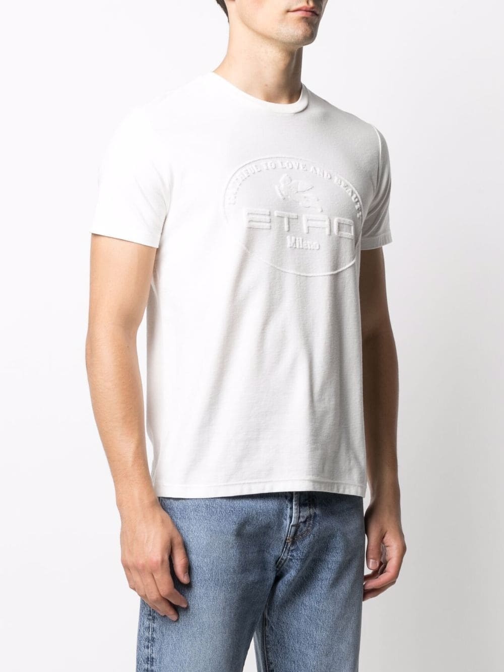 embroidered-logo T-shirt - 3