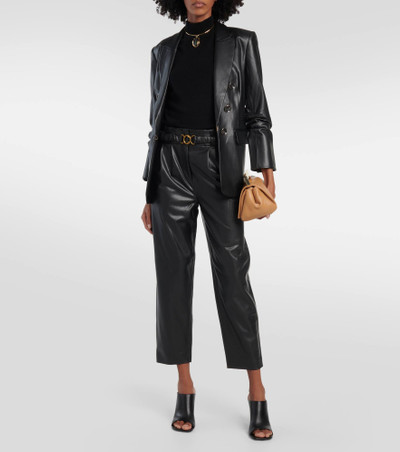 VERONICA BEARD Coolidge faux leather pants outlook