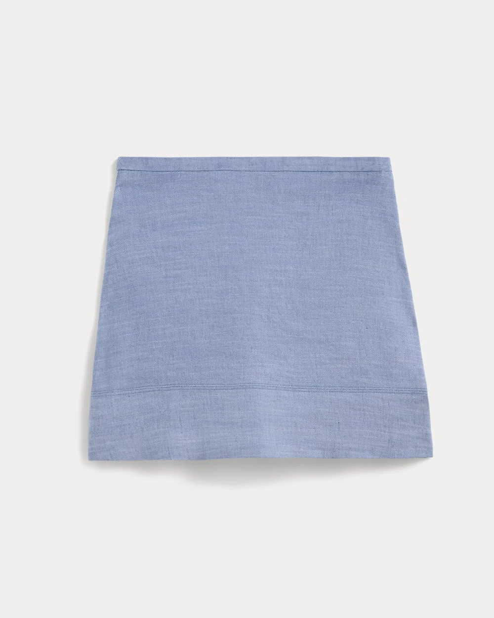 THE MINI SKIRT IN STRETCH LINEN - 1