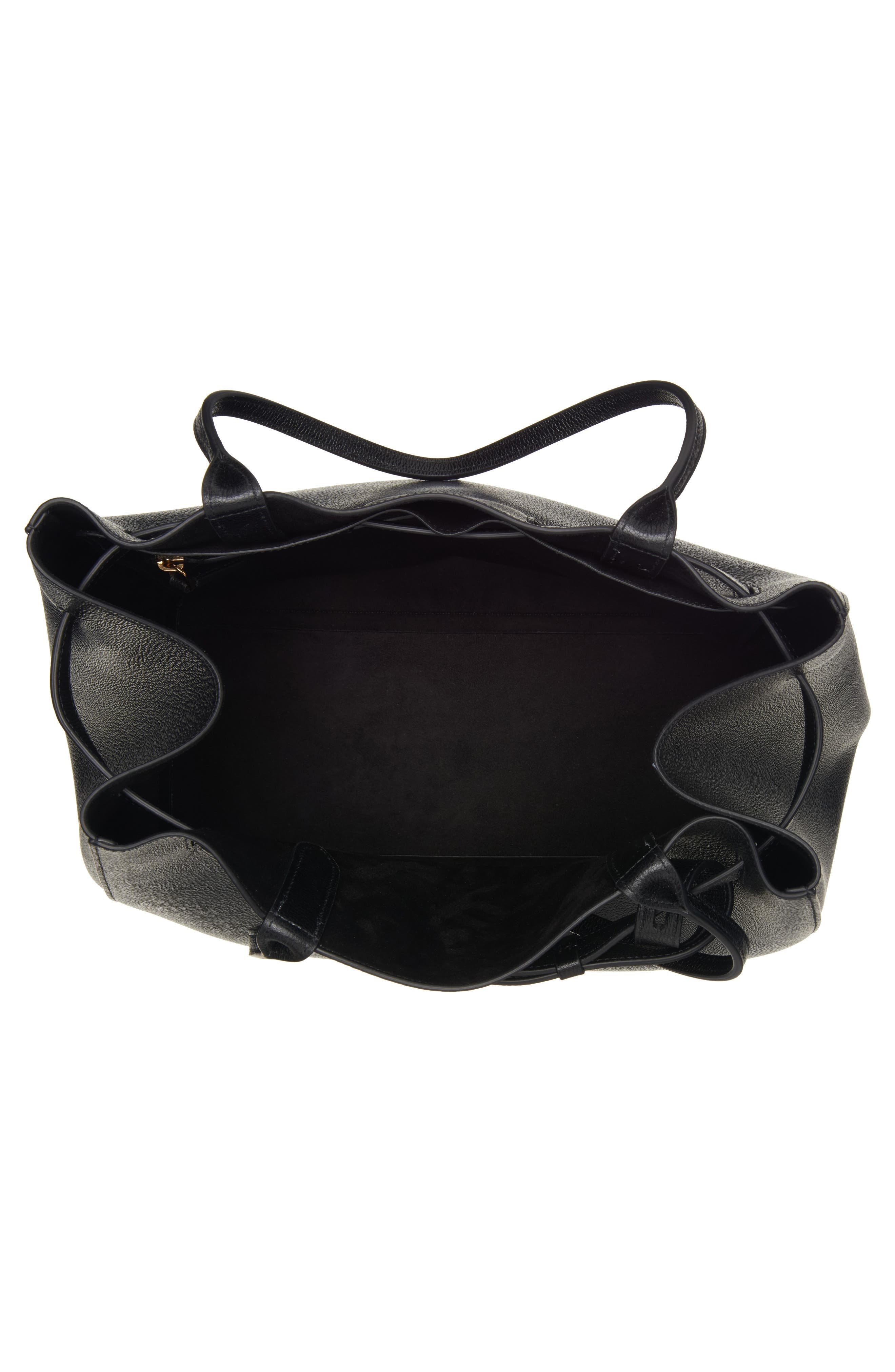 TOM FORD Large Audrey Grained Leather Tote in 1N001 Black at Nordstrom - 4
